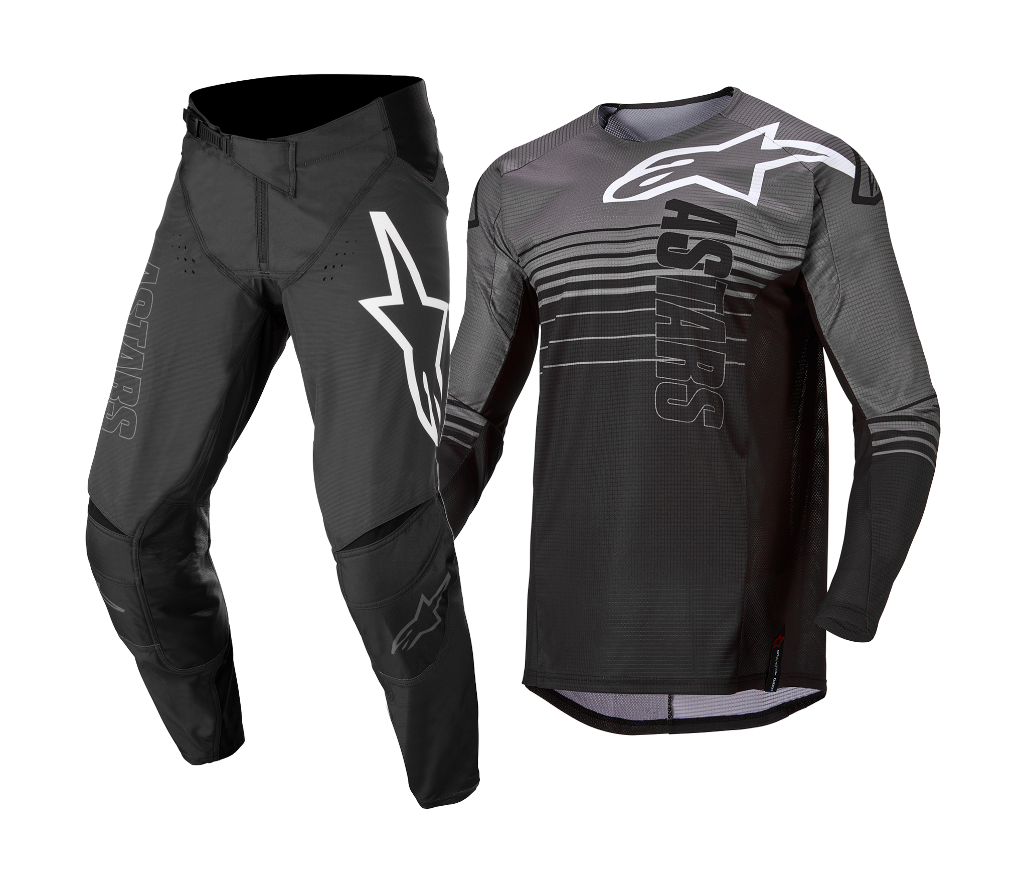 Alpinestars Motocross Gear Techstar Graphite - Grey / Black