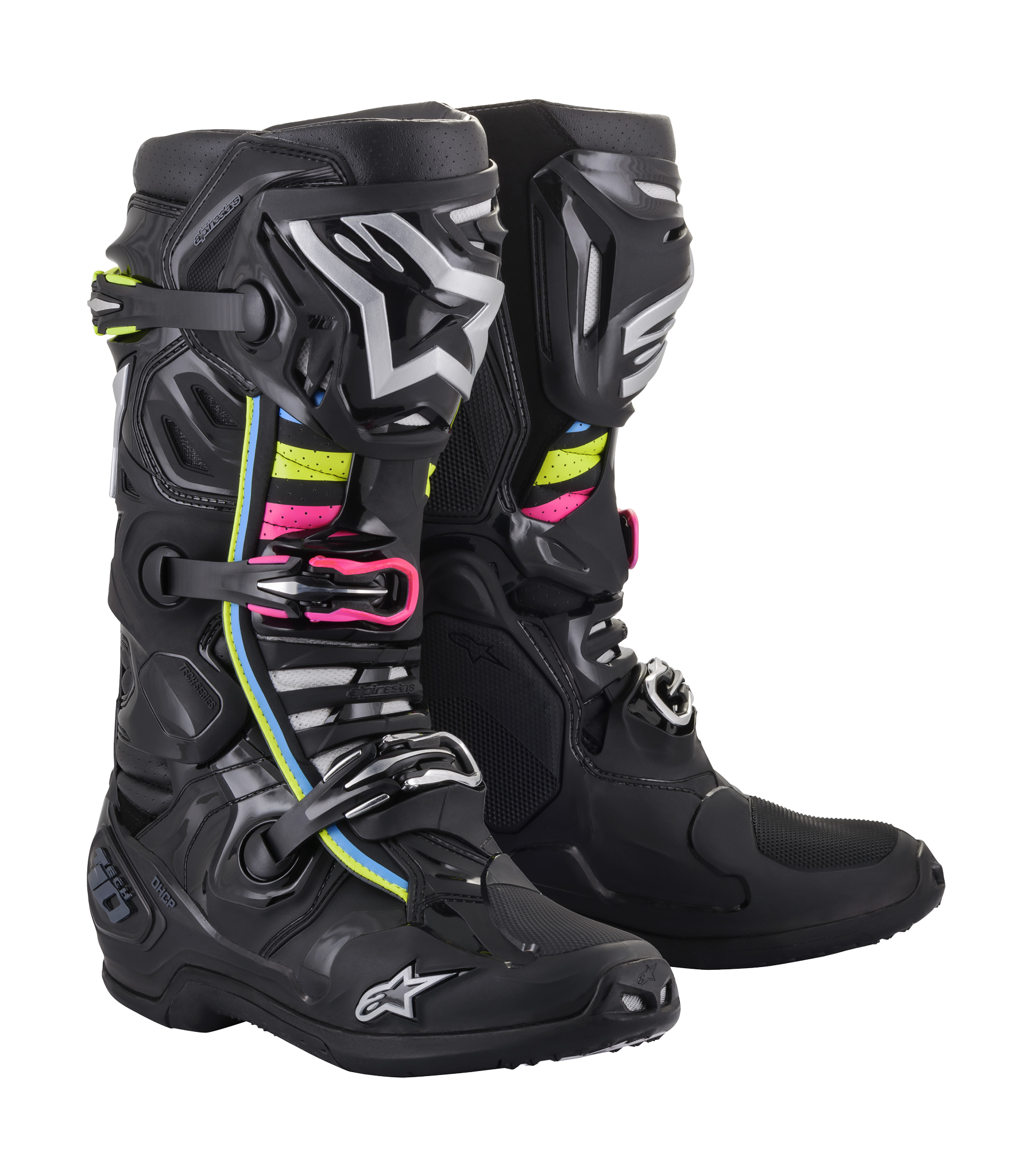 Alpinestars Motocross Boots Tech 10 Supervented - Black / Hue