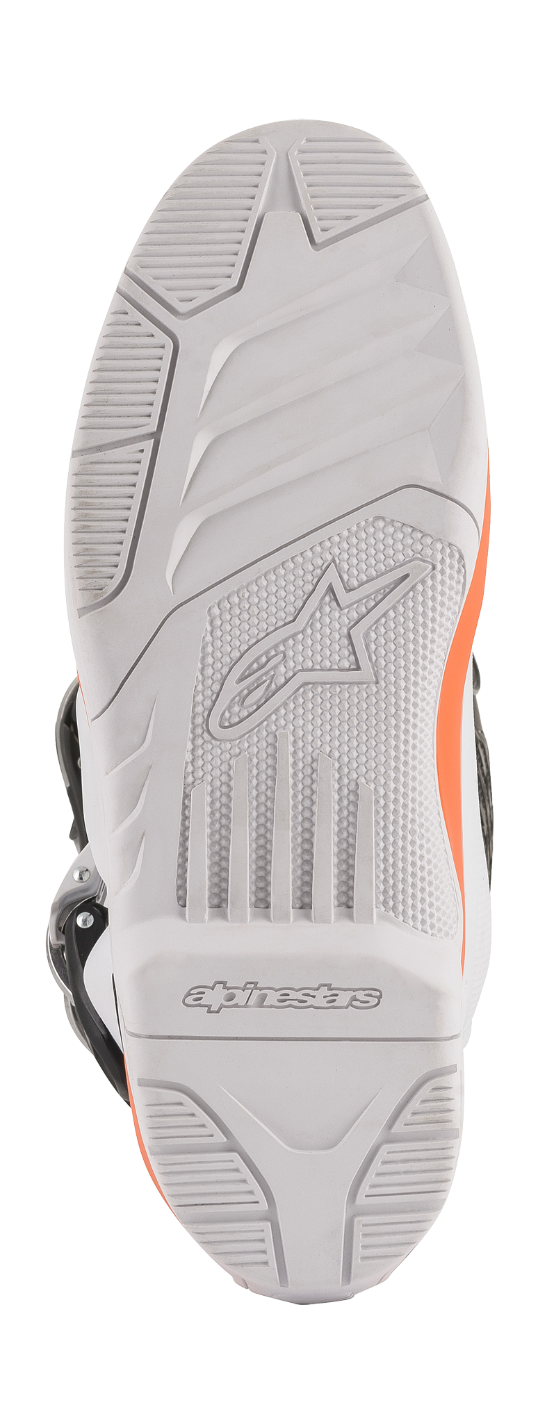 Alpinestars Motocross Boots Tech 5 - White / Black / Fluo Orange