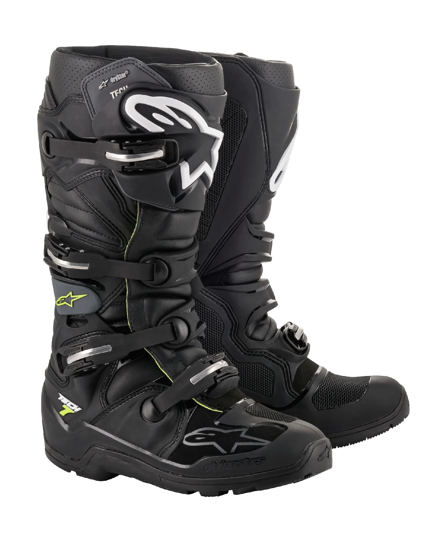 Alpinestars Motocross Boots Tech 7 Enduro Drystar - Black / Grey