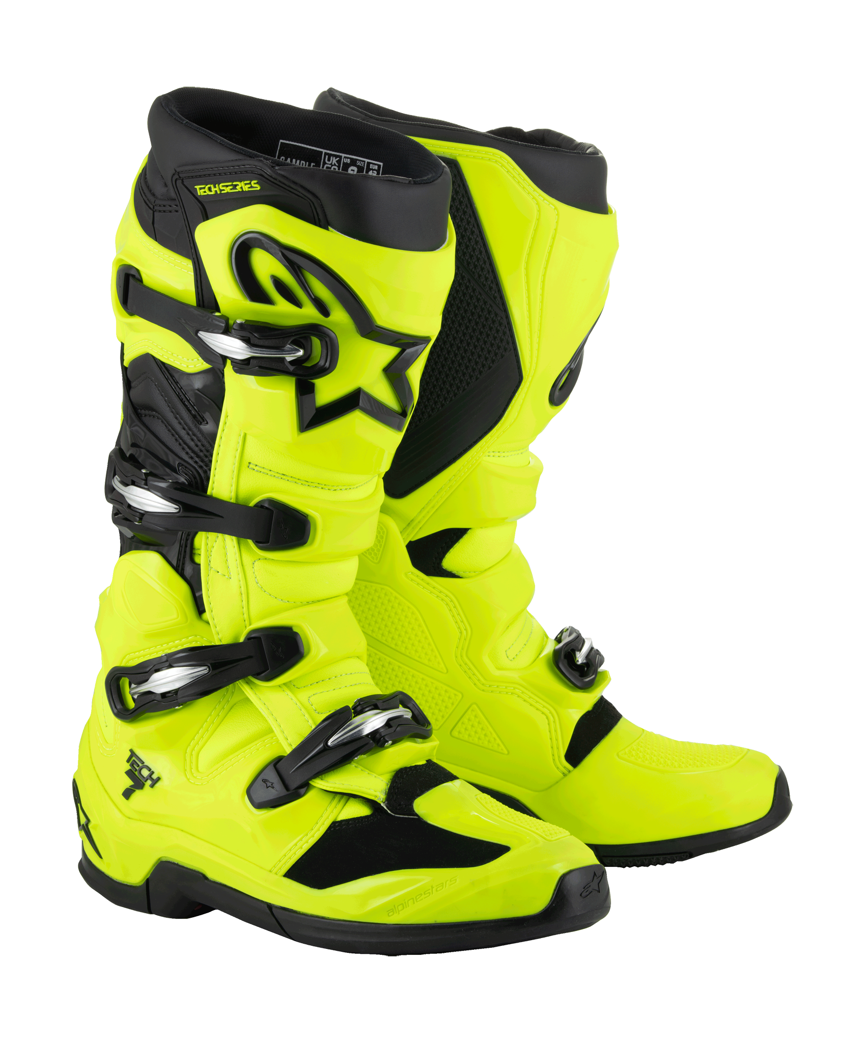 Alpinestars Motocross Boots Tech 7 - Fluo Yellow / Black