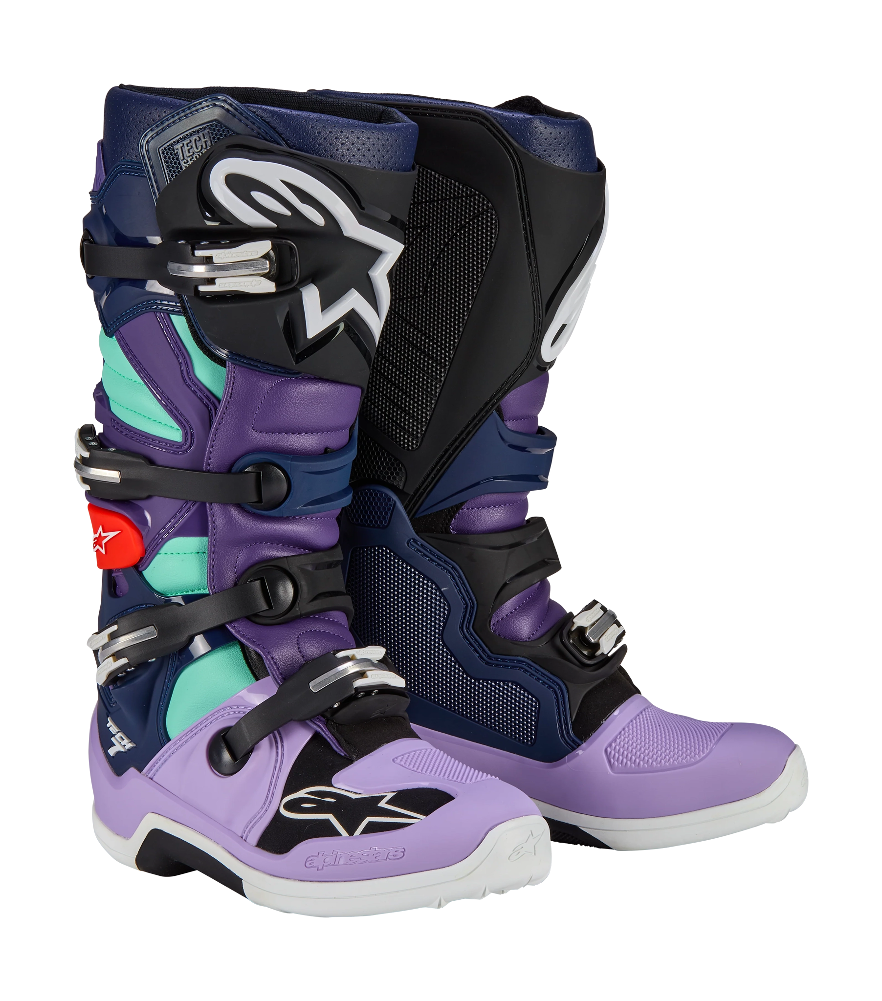 Alpinestars Motocross Boots Tech 7 LE Imperial - Purple / Blue / Black