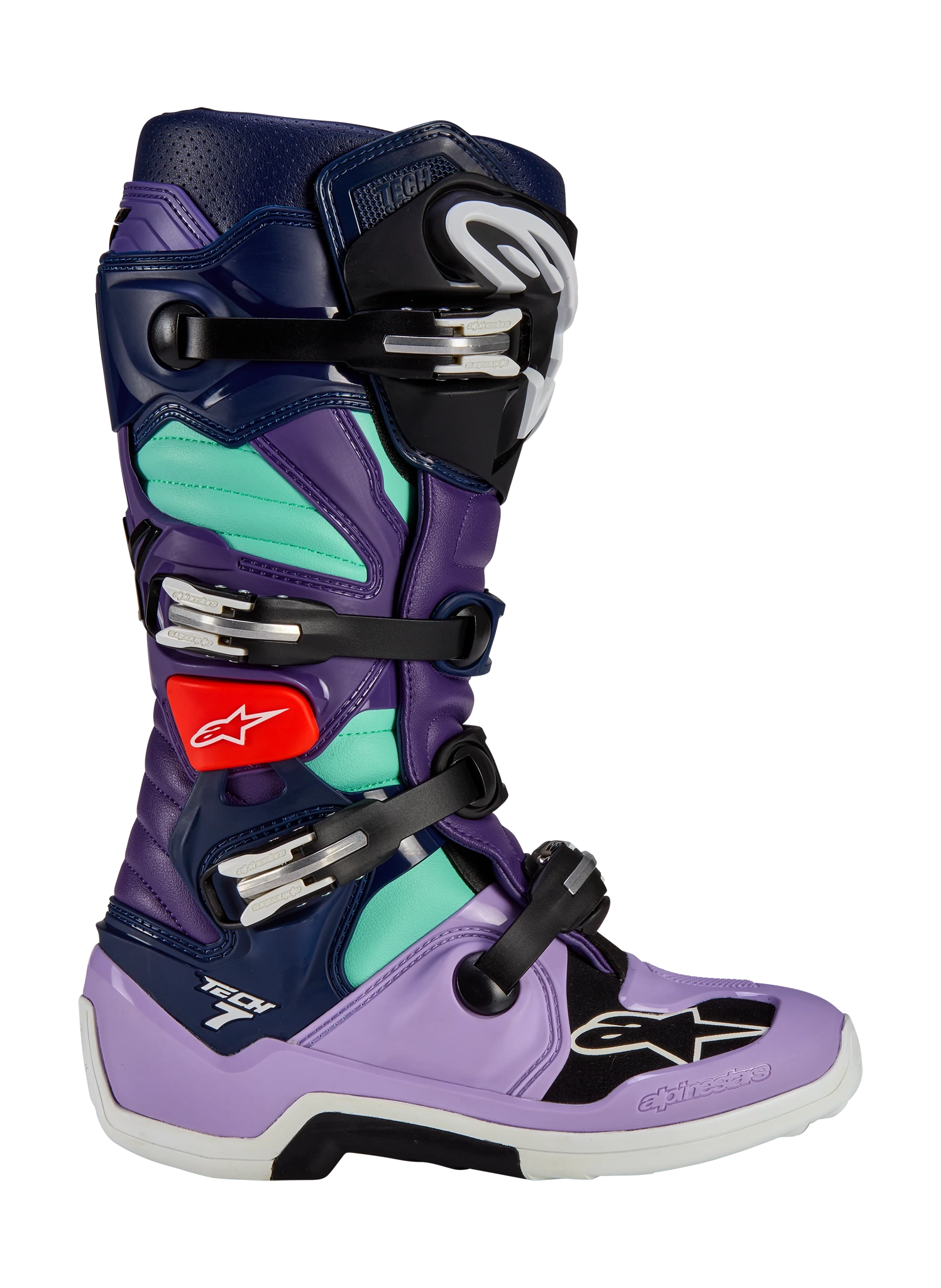 Alpinestars Motocross Boots Tech 7 LE Imperial - Purple / Blue / Black