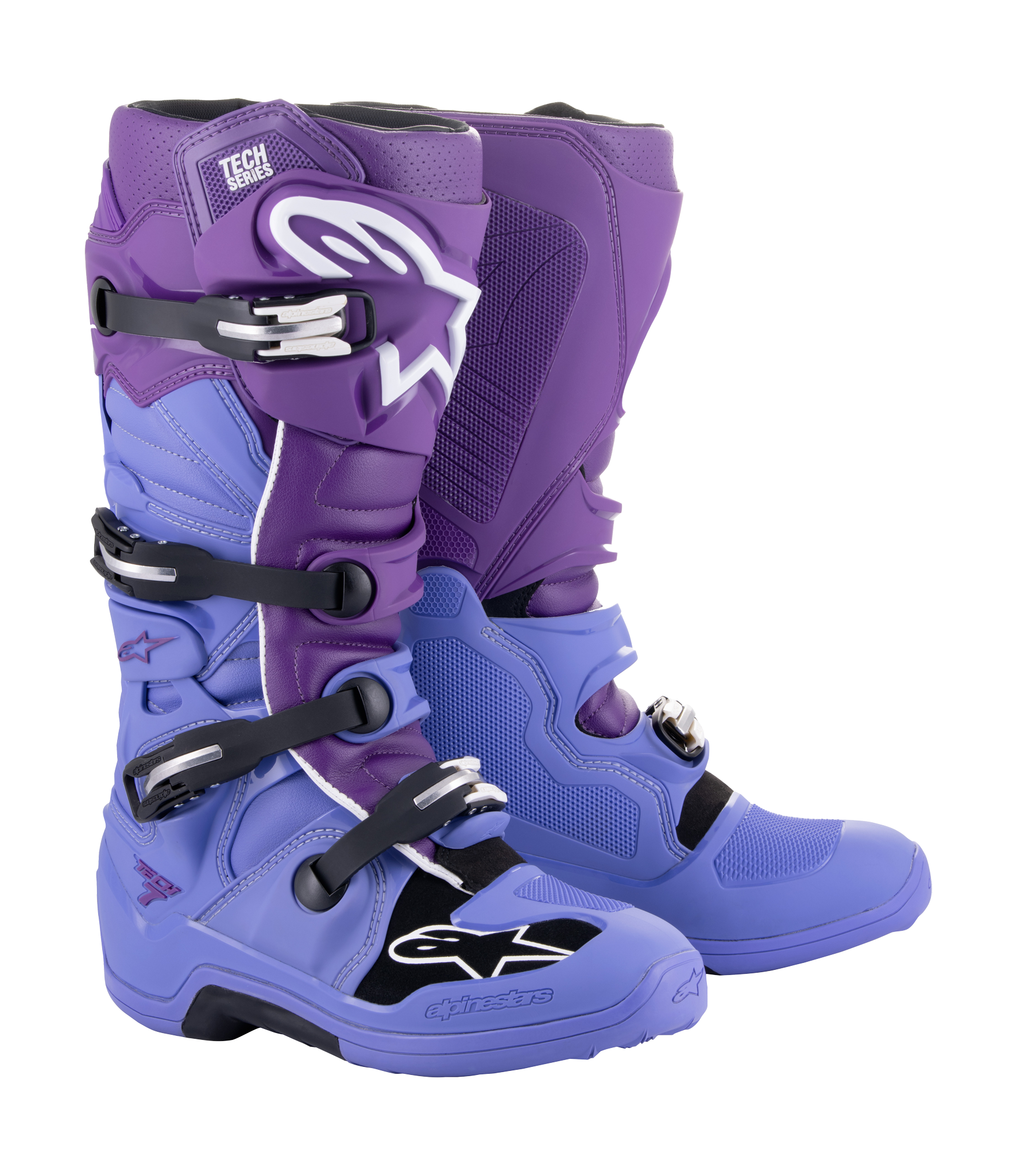 Alpinestars Motocross Boots Tech 7 v14 - Purple / White