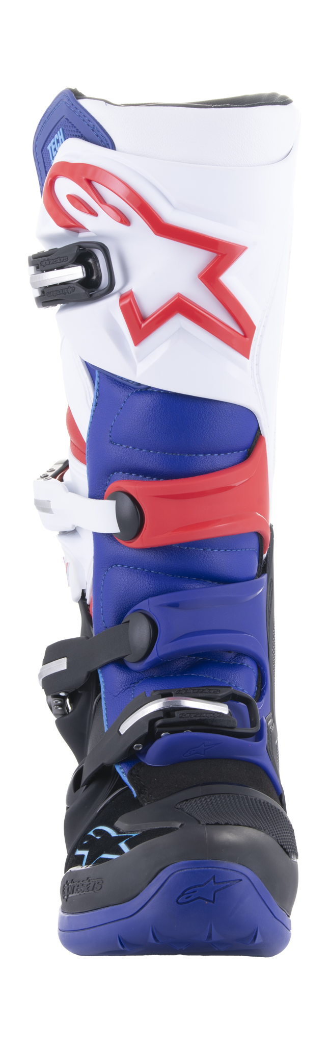 Alpinestars Motocross Boots Tech 7 v14 - Black / Dark Blue / Red / White