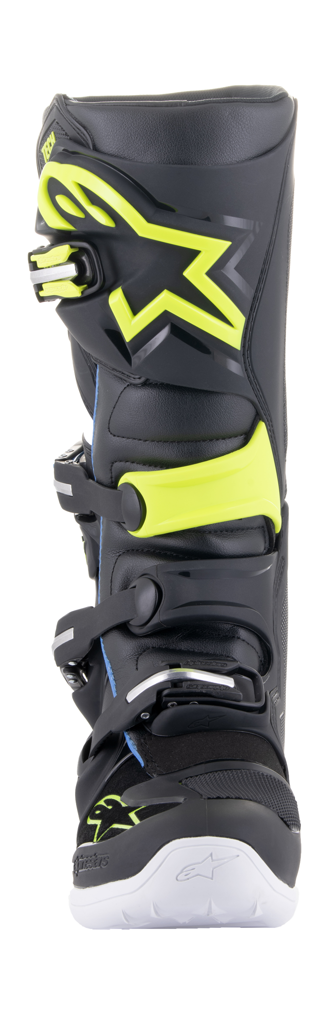 Alpinestars Motocross Boots Tech 7 v14 - Black / Enamel Blue / Fluo Yellow