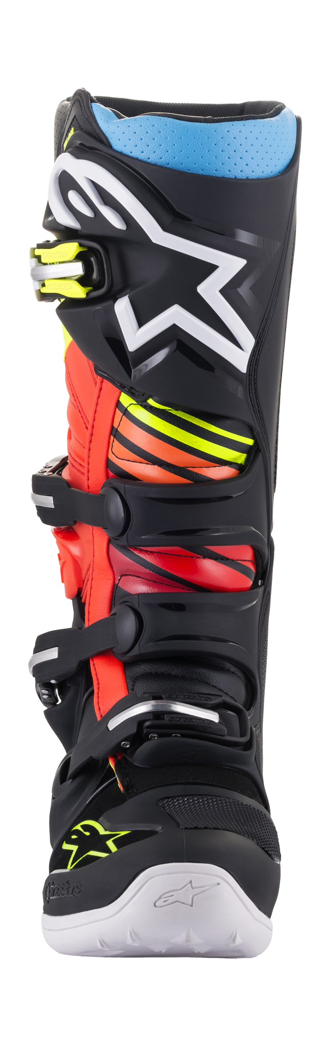 Alpinestars Motocross Boots Tech 7 v14 - Black / Fluo Yellow / Fluo Red