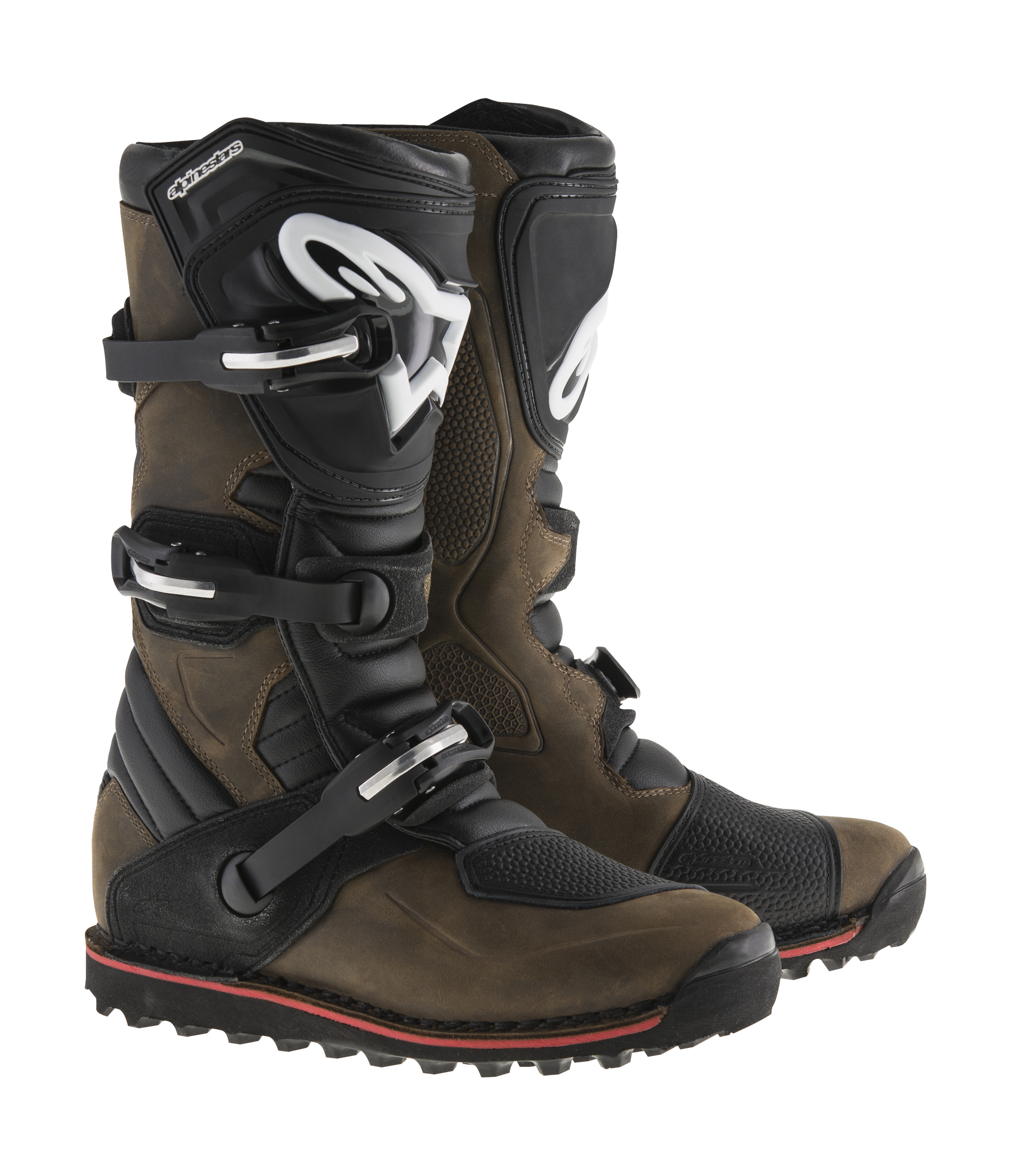 Alpinestars Motocross Boots Tech-T - Brown Oiled