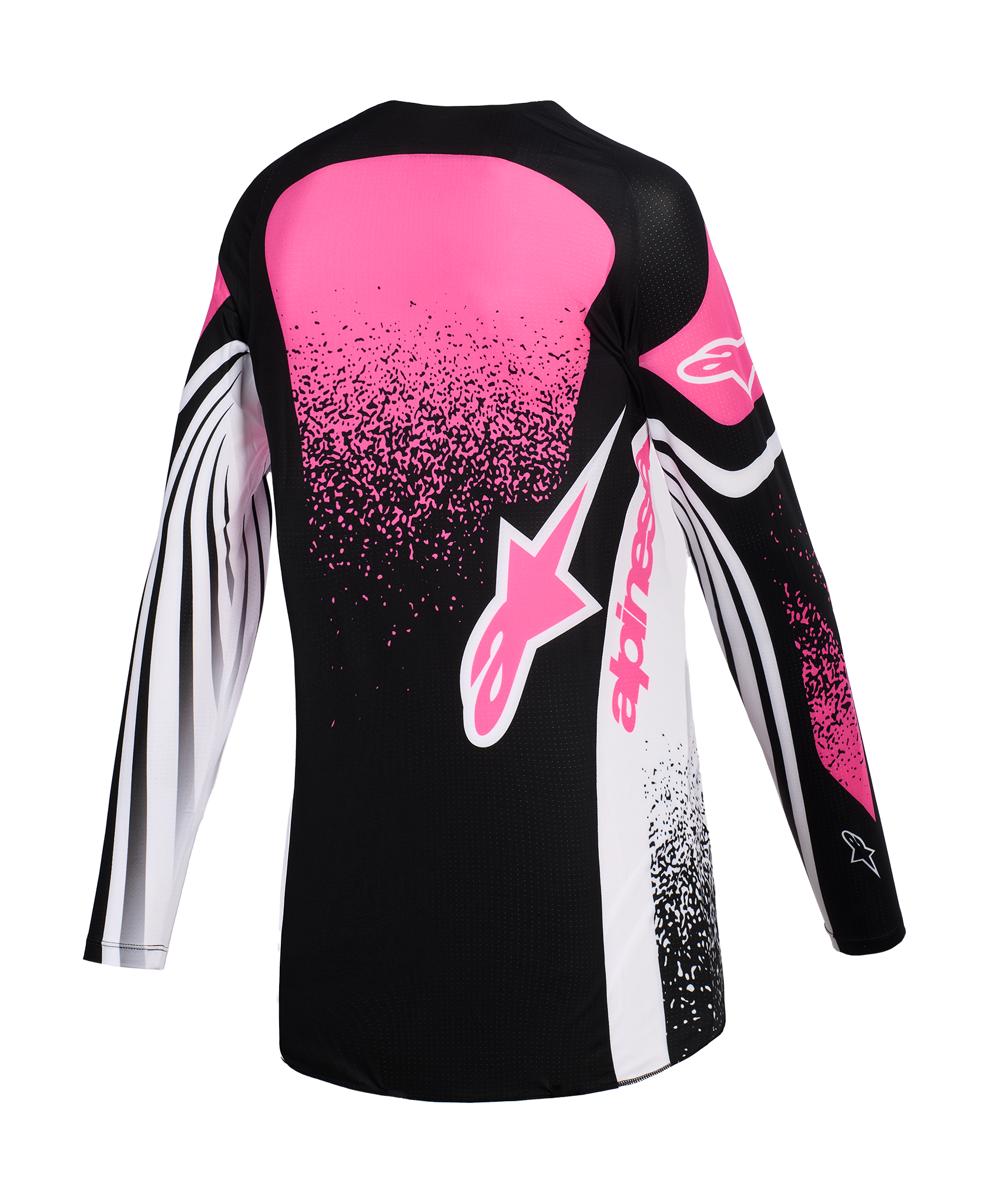 Alpinestars Women Motocross Jersey 2026 Techstar Nomur - Black / White / Fuchsia