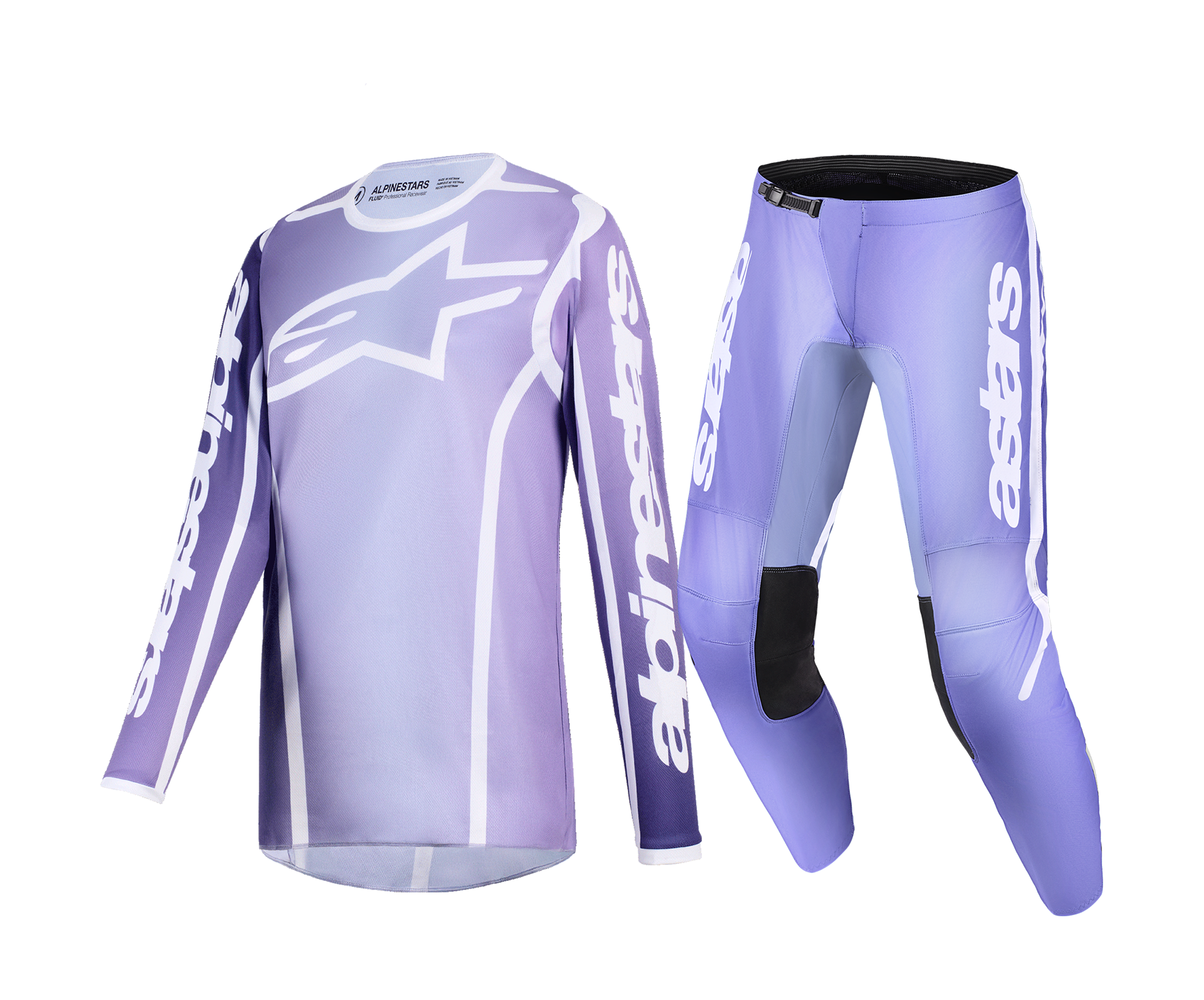 Alpinestars Women Motocross Gear 2026 Fluid Apex - Violet / White