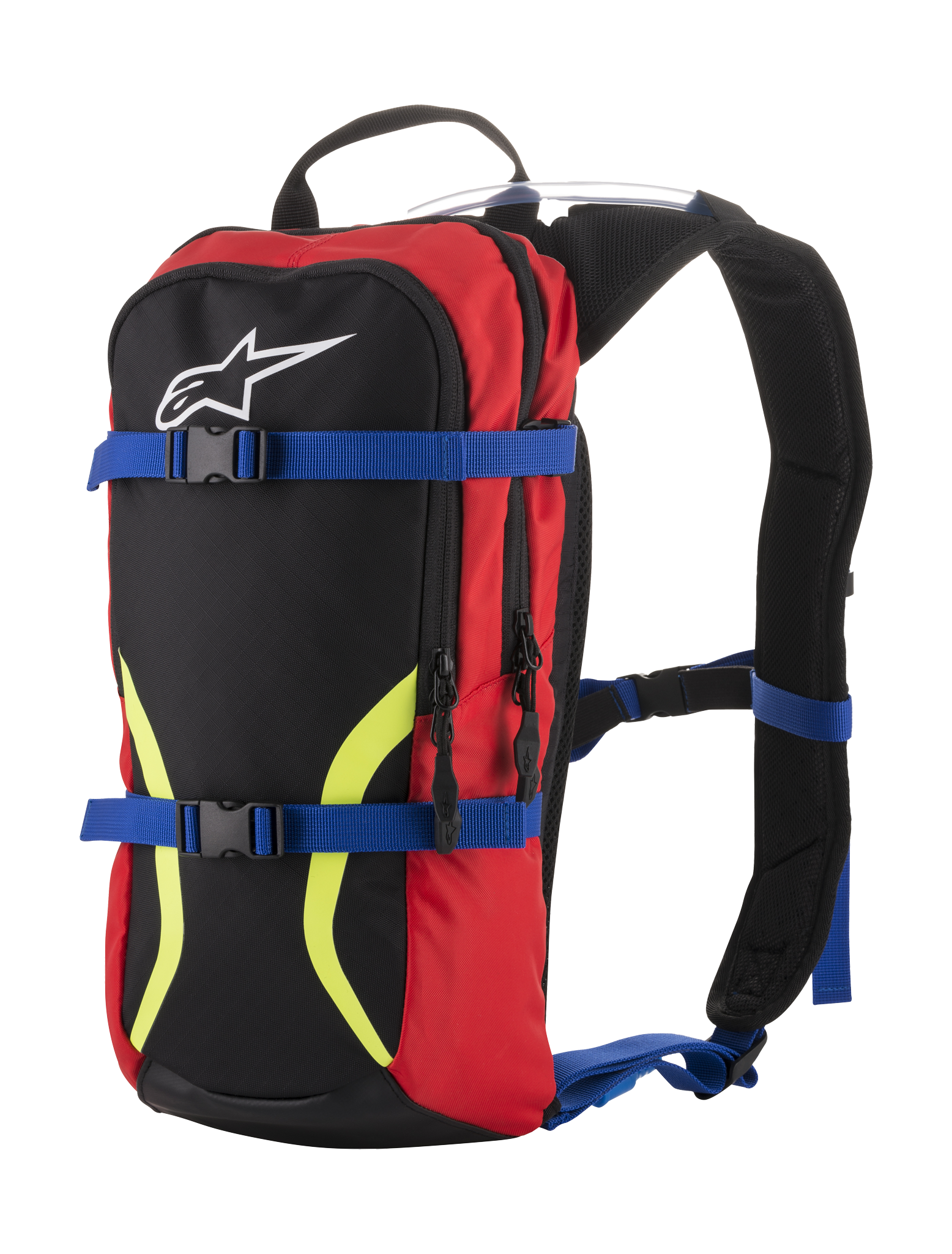 Alpinestars Hydration Bag Iguana Hydration - Black / Blue / Red / Yellow Fluo - 6 L + 1.5 L