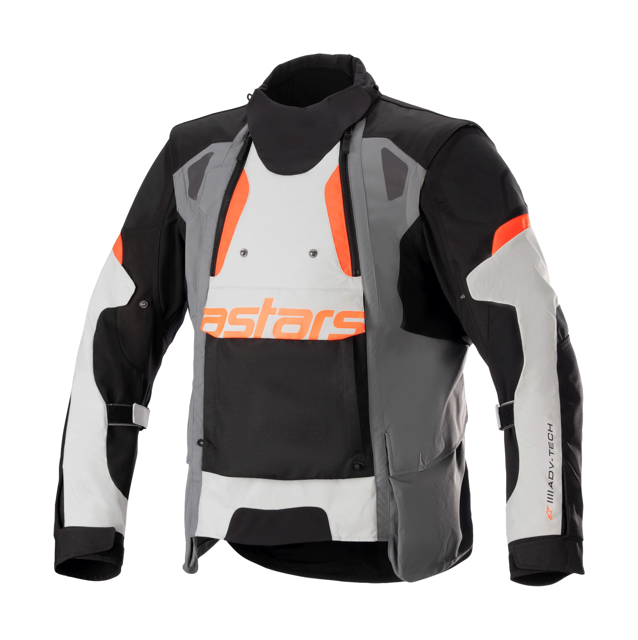Alpinestars Enduro Jacket Halo Drystar - Dark Grey / Ice Grey / Black