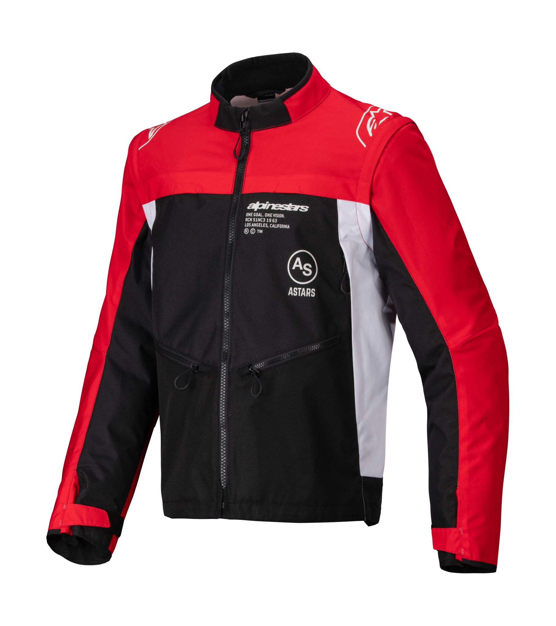 Alpinestars Enduro Jacket Pro-Dura - Black / Red / White