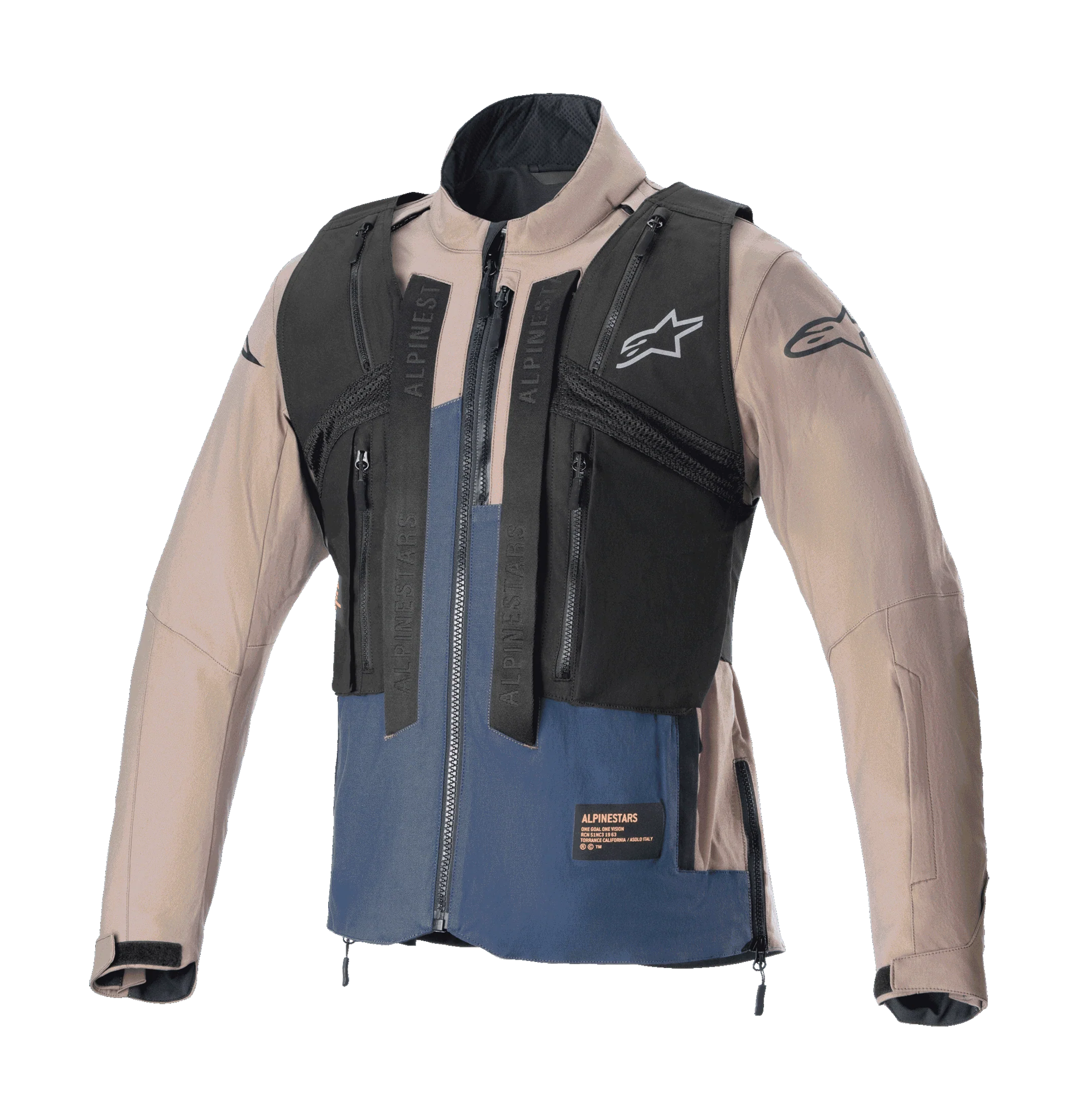 Alpinestars Enduro Jacket Techdura - Falcon / Brown / Night Navy