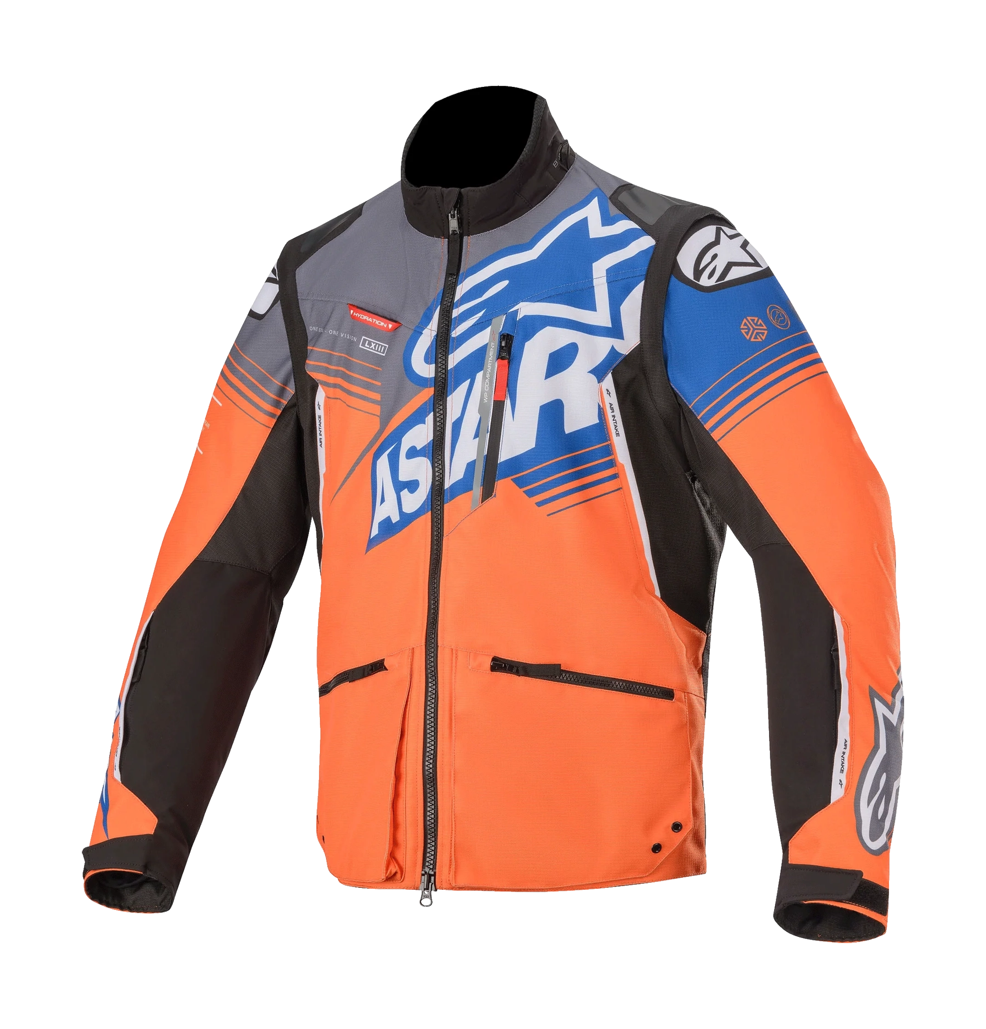 Alpinestars Enduro Jacket Venture R - Orange / Grey / Blue