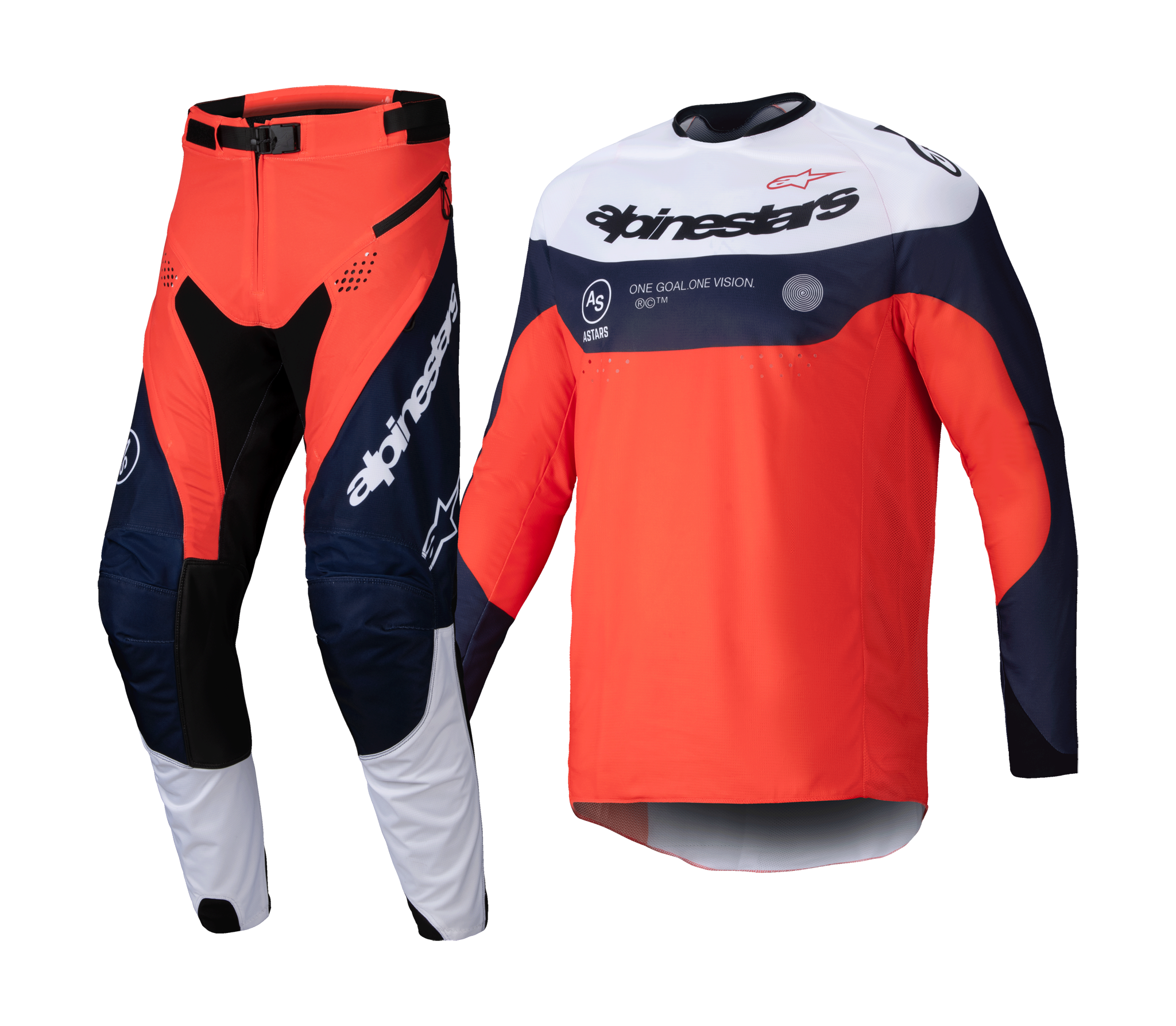 Alpinestars Enduro Gear Pro-Dura - Navy / Orange / White