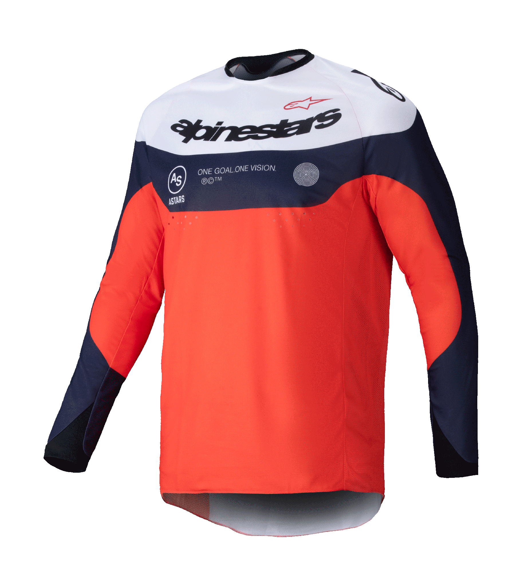 Alpinestars Enduro Jersey Pro-Dura - Navy / Orange / White