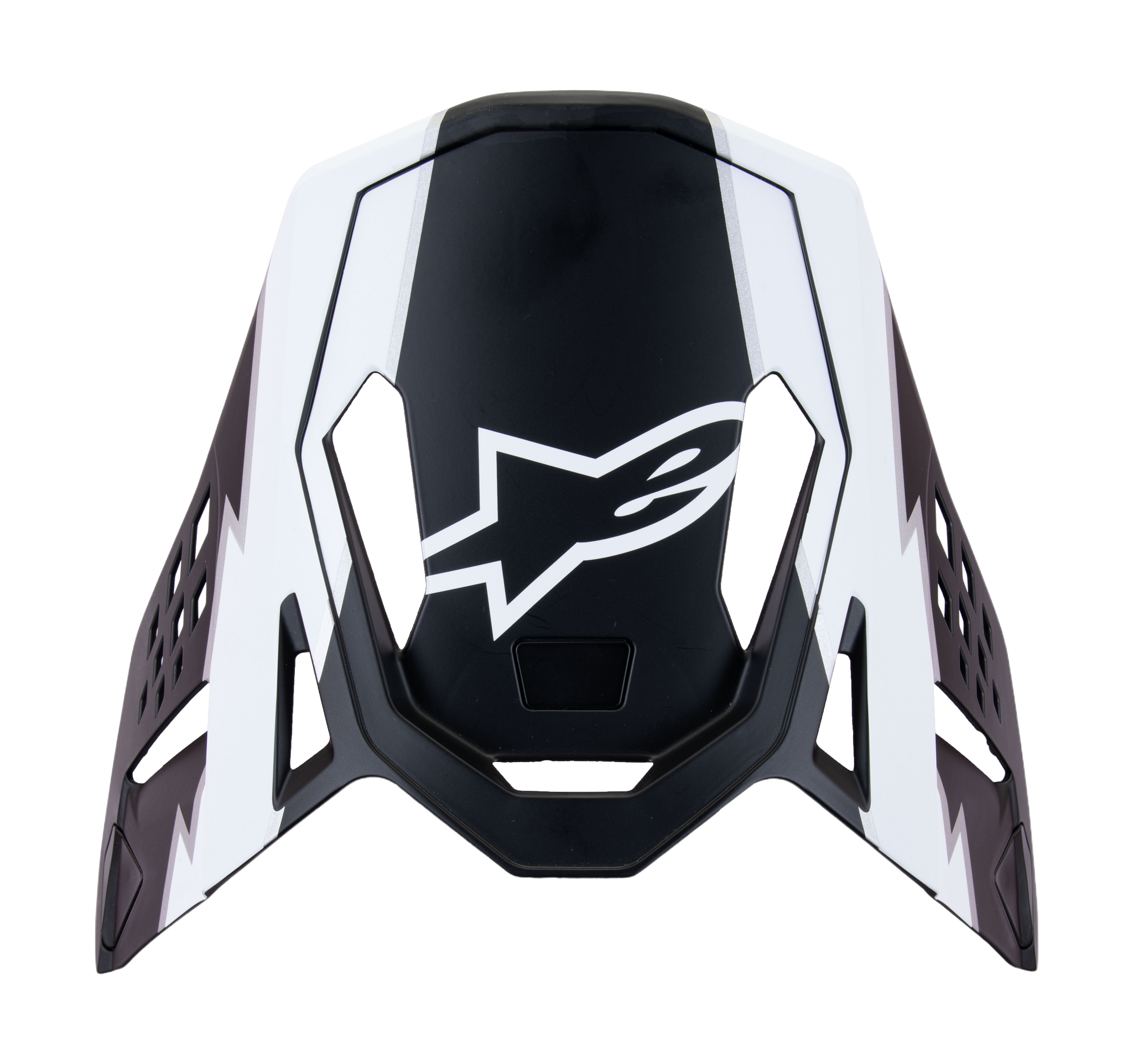 Alpinestars Helmet Visor S-M10 Ampress - Matte Black / White