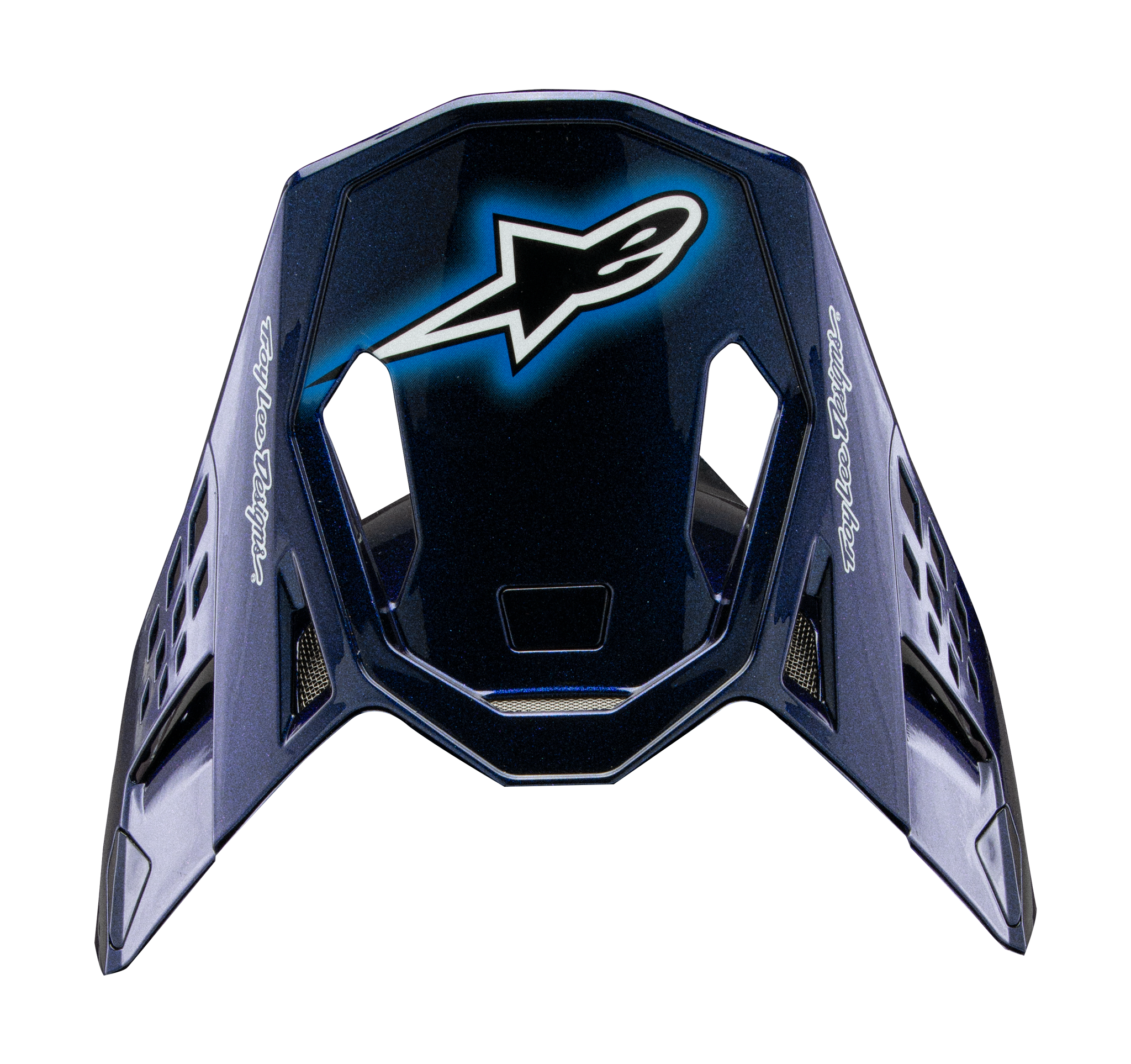 Alpinestars Helmet Visor S-M10 TLD Edition 25 - Blue / Orange / Yellow / Red