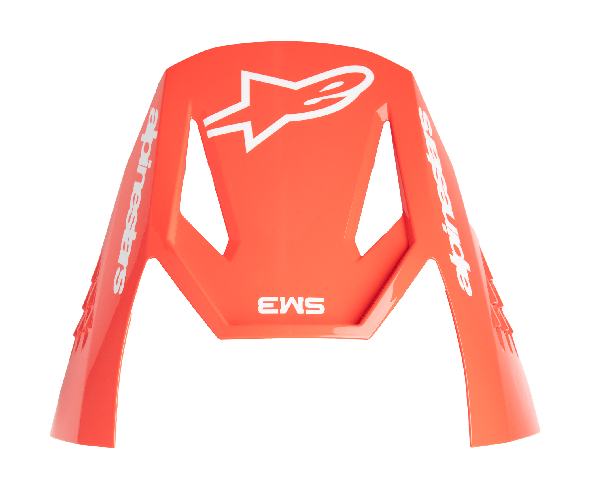 Alpinestars Helmet Visor S-M3 Radium - Black / Fluo Red / White