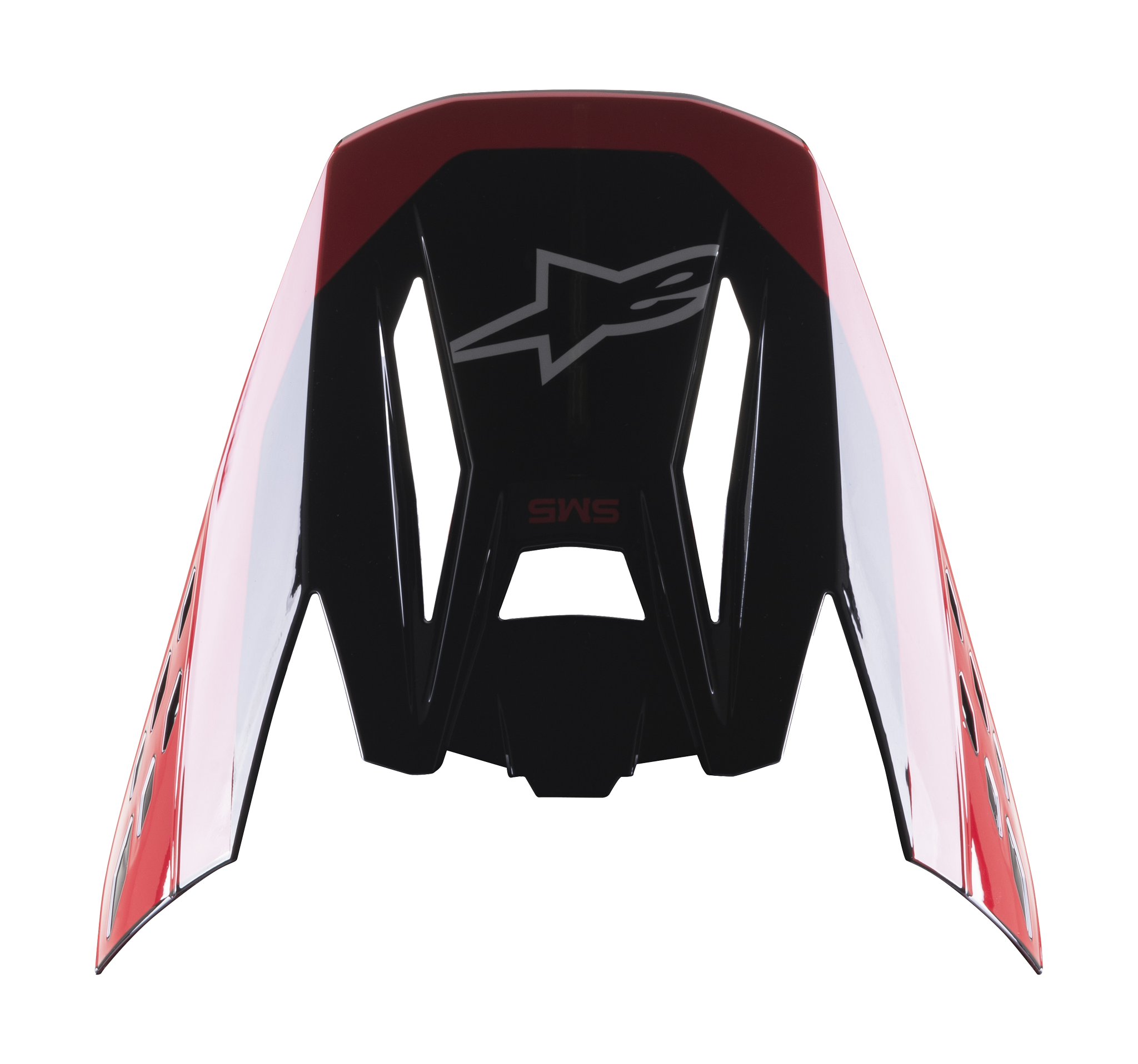 Alpinestars Helmet Visor S-M5 22.05 Beam - Black / Grey / Red