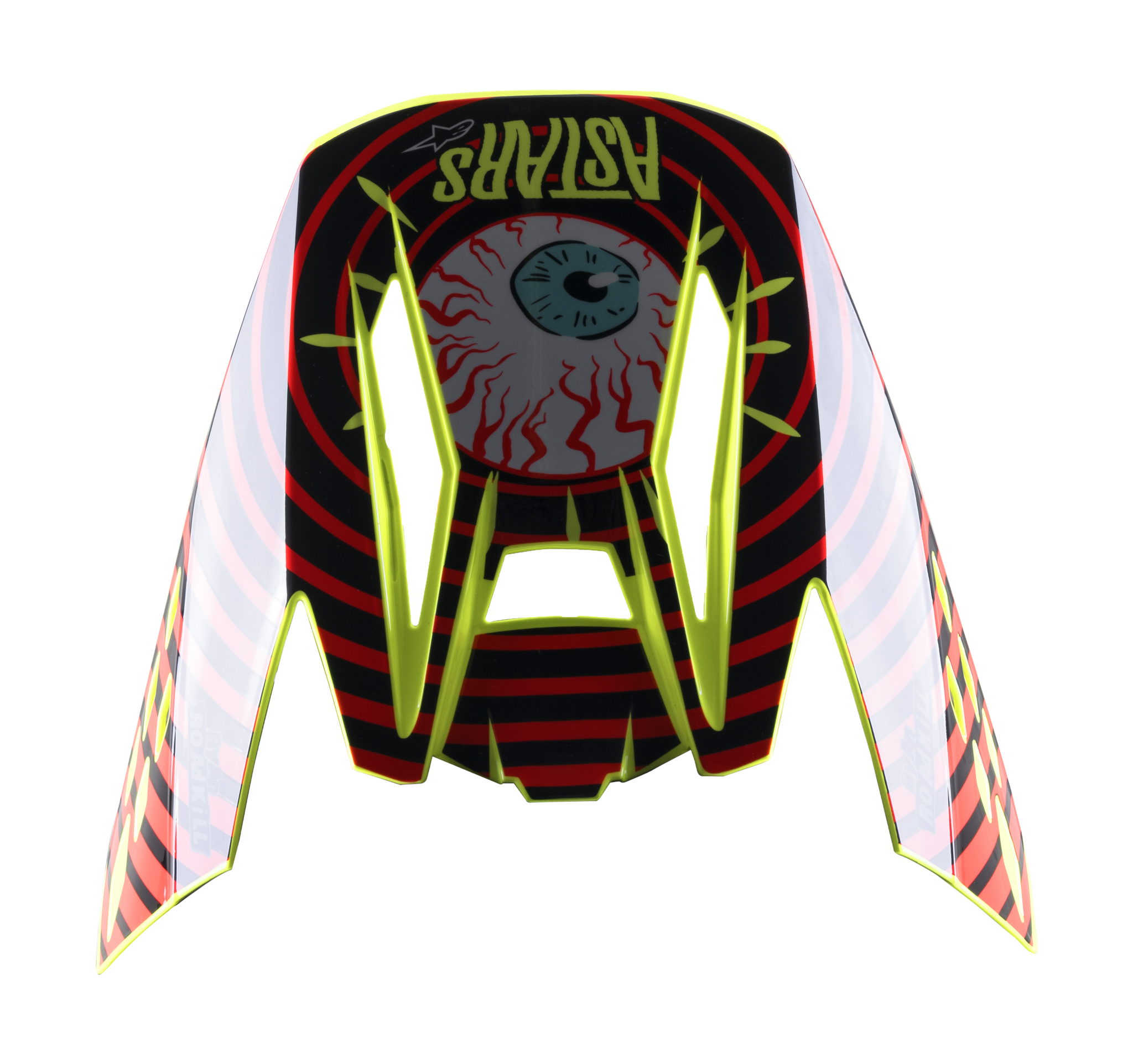 Alpinestars Helmet Visor S-M5 22.05 Solar Flare - Black / Red / Fluo Yellow