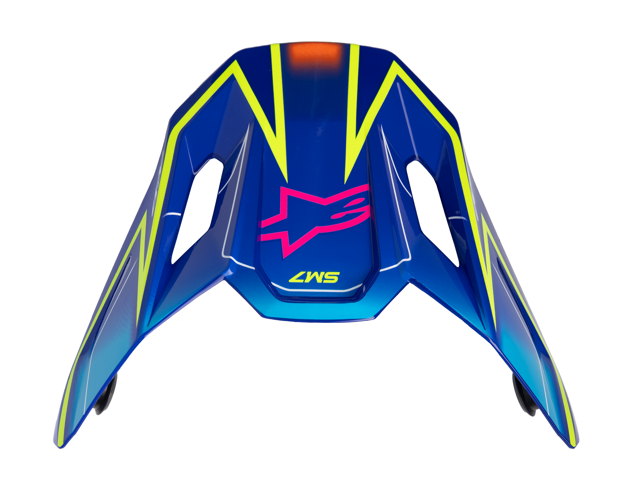Alpinestars Helmet Visor S-M7 Cast - Blue / Pink / Fluo Yellow
