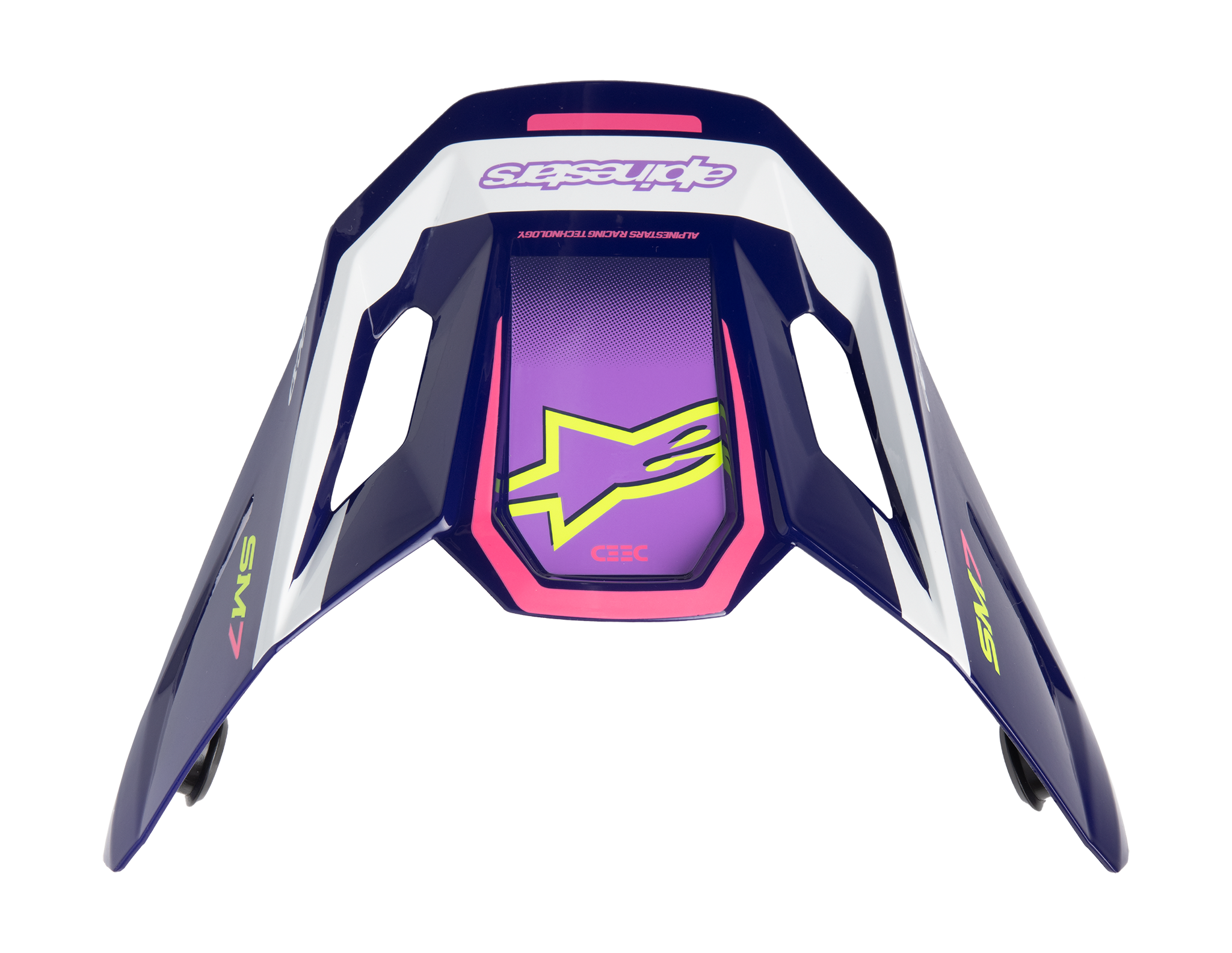Alpinestars Helmet Visor S-M7 Deed - Purple / Pink