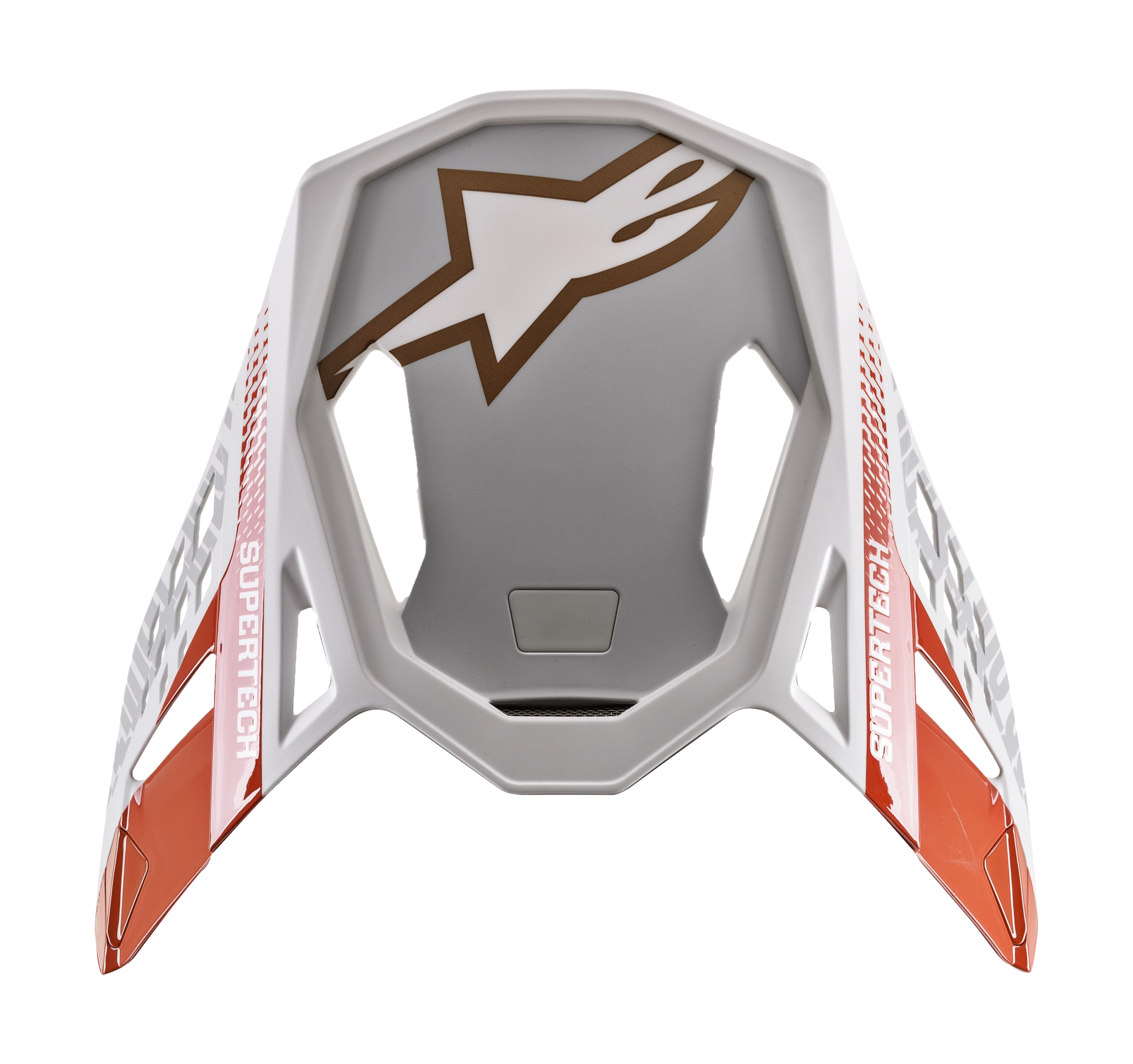 Alpinestars Helmet Visor S-M8 22.05 Triple - Fluo Orange / White / Gold