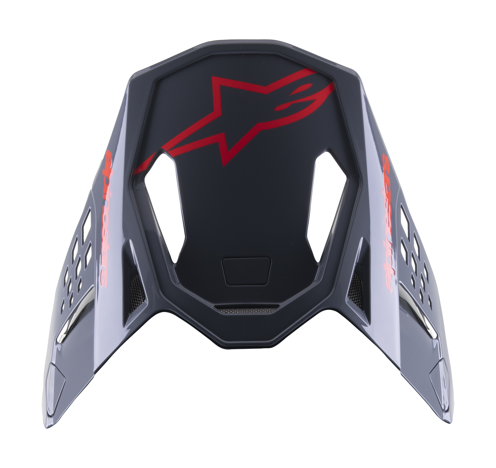 Alpinestars Helmet Visor S-M8 Radium 2 - Black / Neon Red
