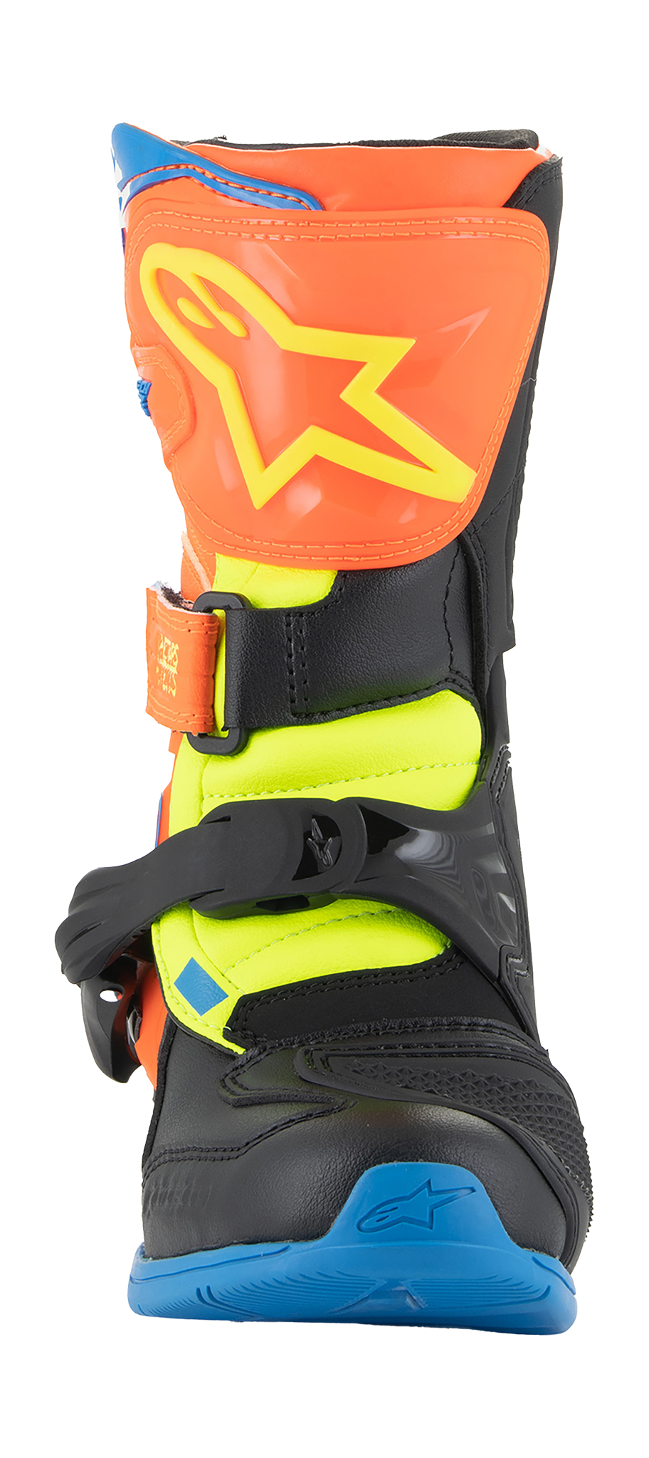 Alpinestars Kids Motocross Boots Tech 3S - Fluo Orange / Blue / Fluo Yellow