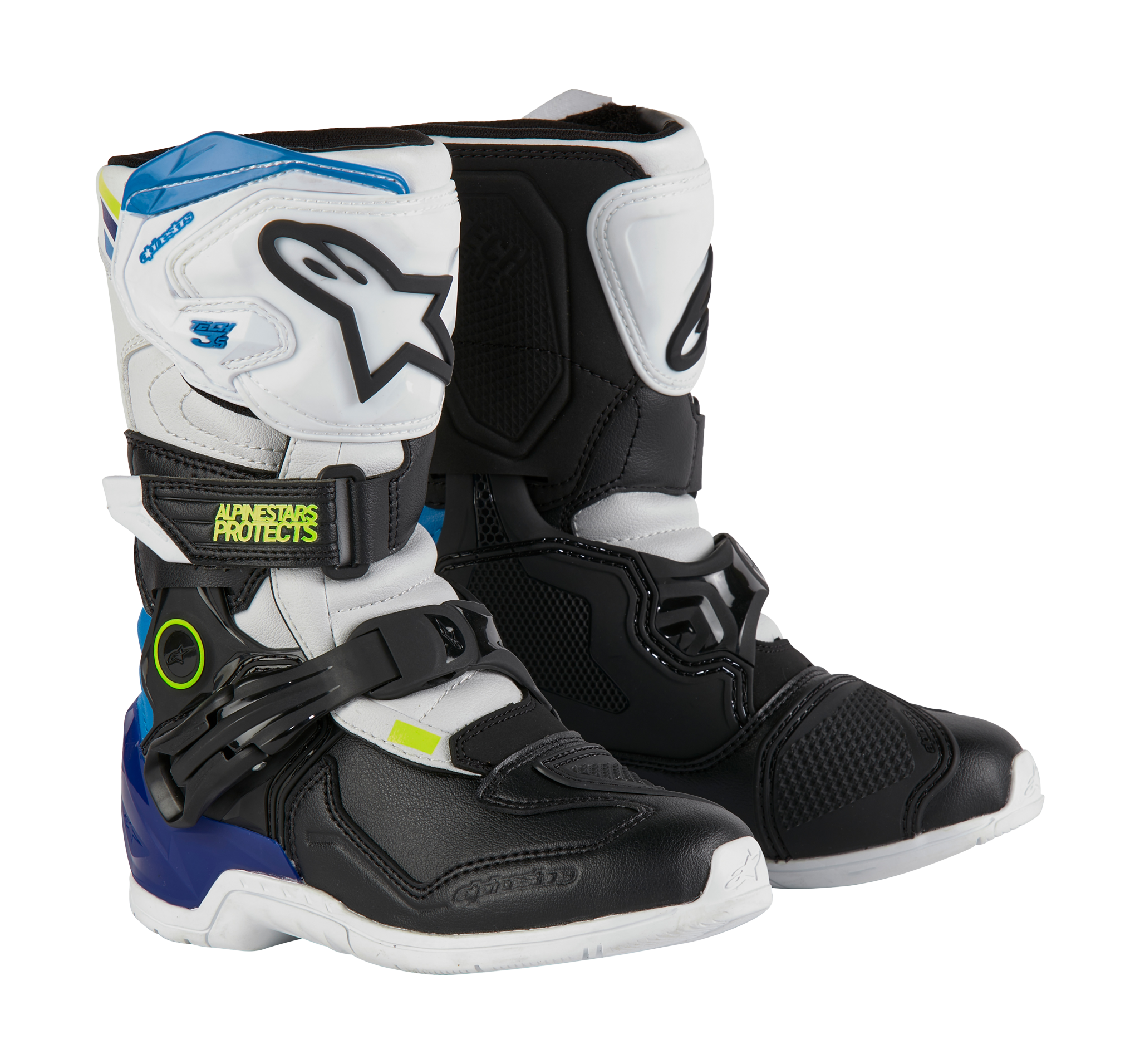 Alpinestars Kids Motocross Boots Tech 3S - White / Black / Blue