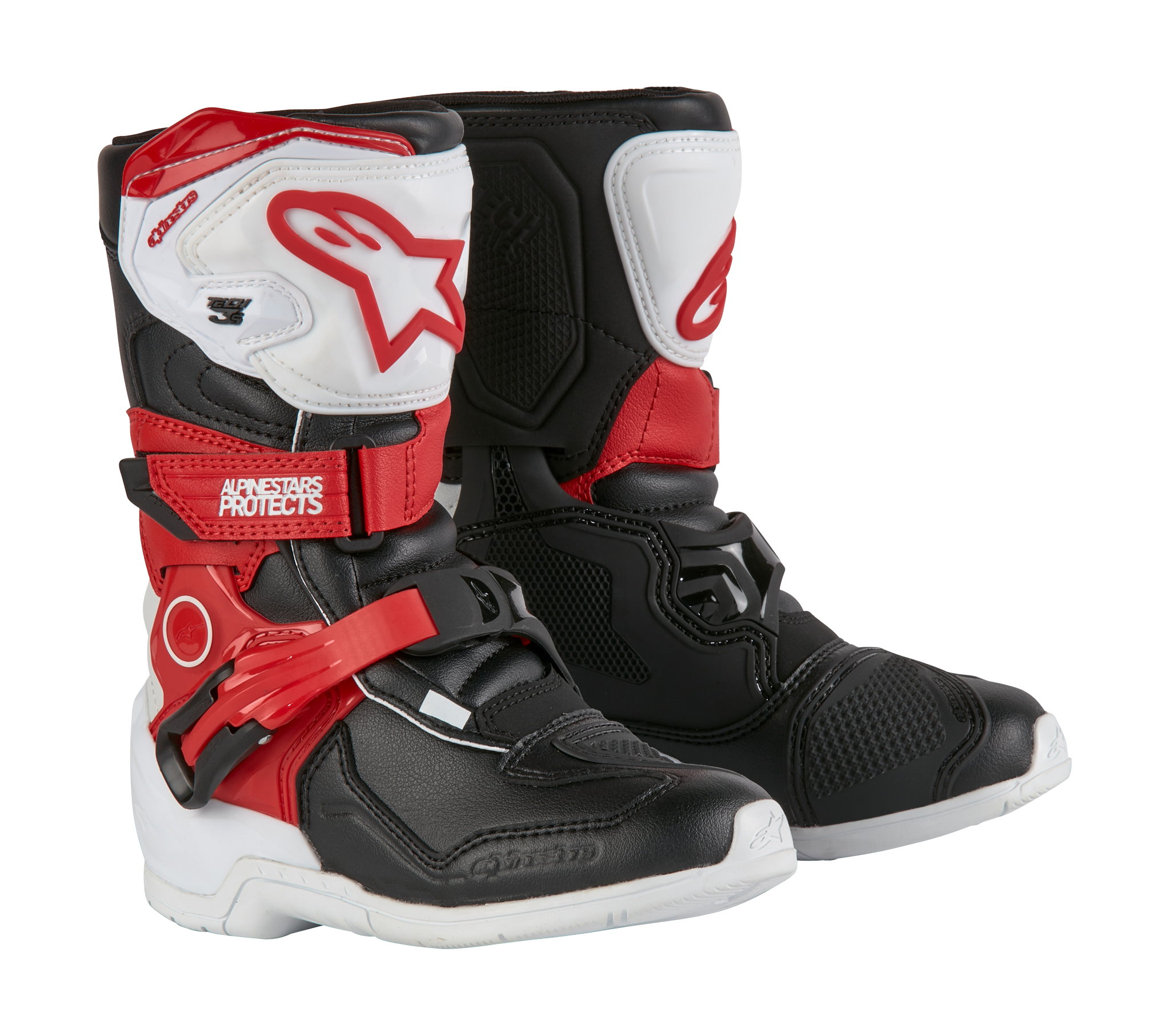 Alpinestars Kids Motocross Boots Tech 3S - White / Black / Red