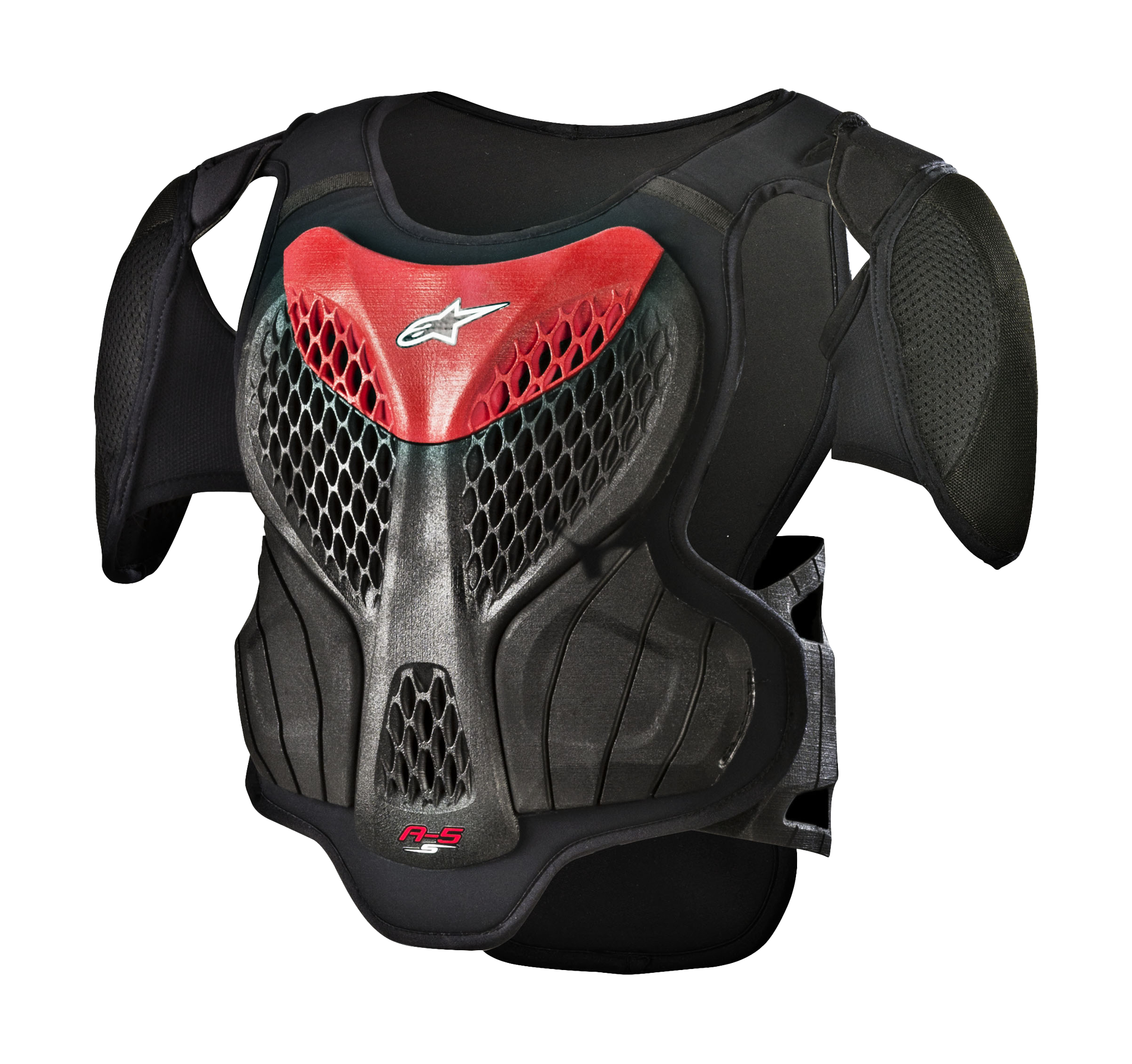 Alpinestars Youth Chest Protector A-5 S - Black / Red