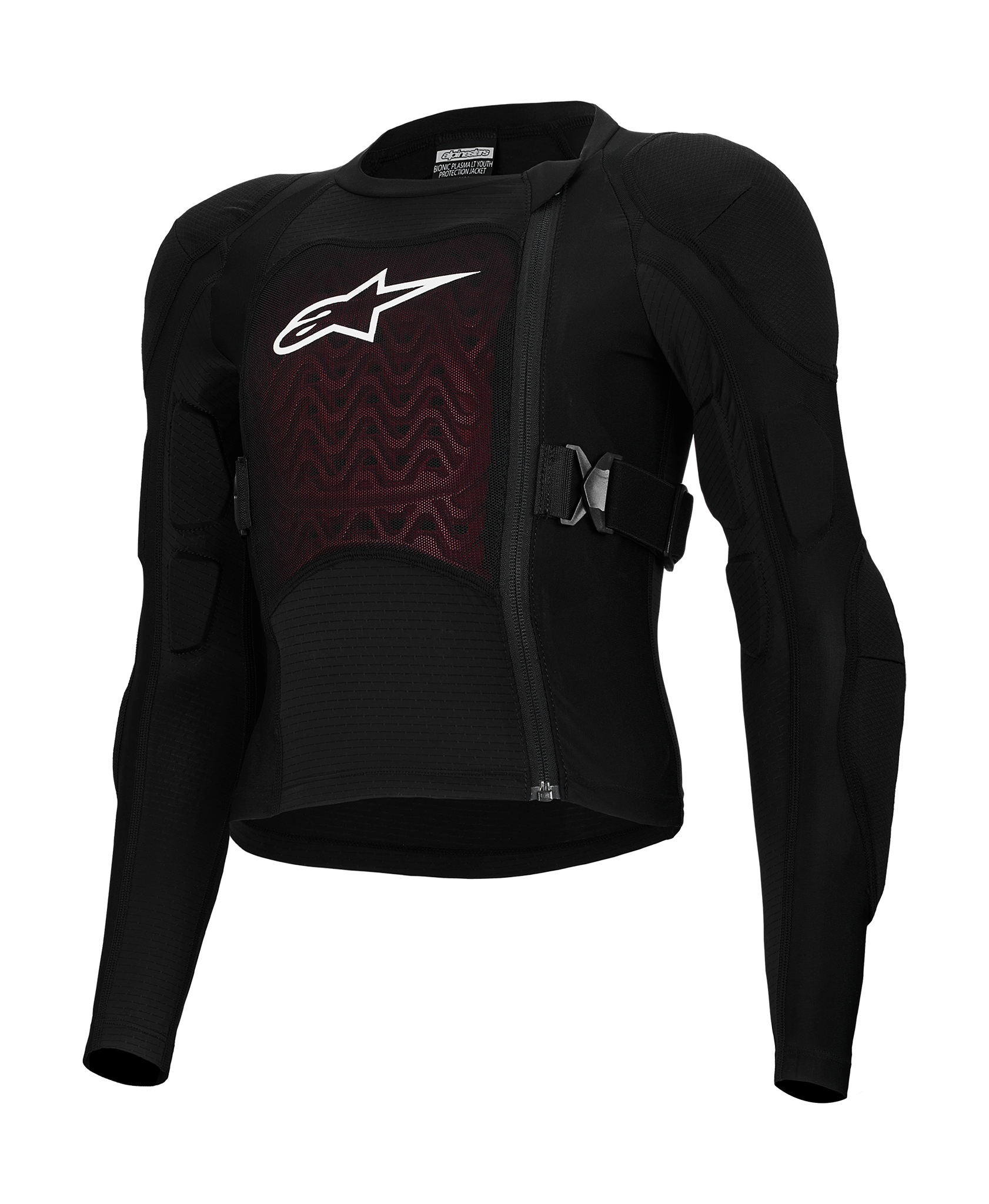 Alpinestars Youth Chest Protector Vest Soft Bionic Plasma LT - Black / White