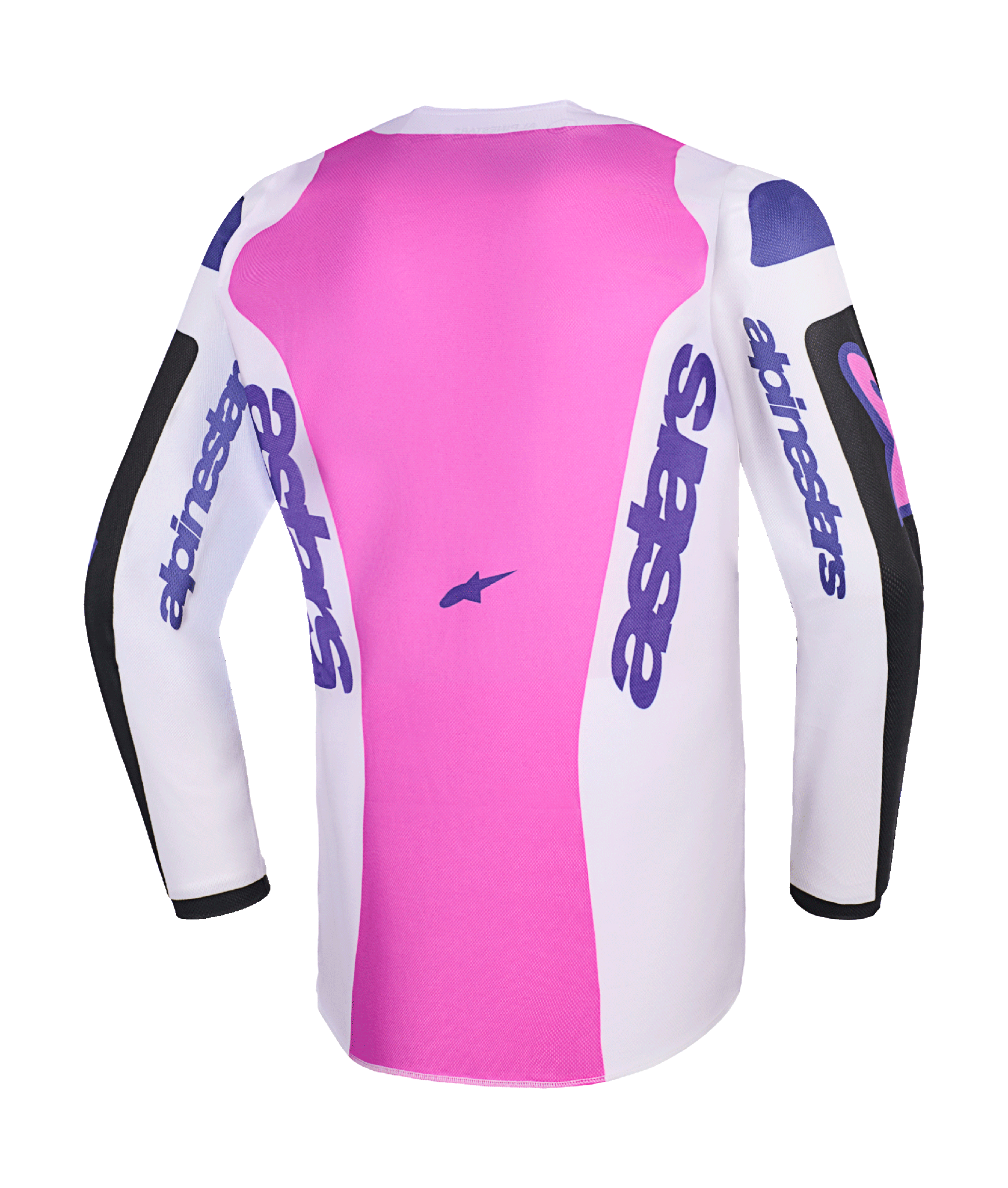 Alpinestars Youth Motocross Jersey 2026 Fluid Grid - Black / Light Grey / Purple