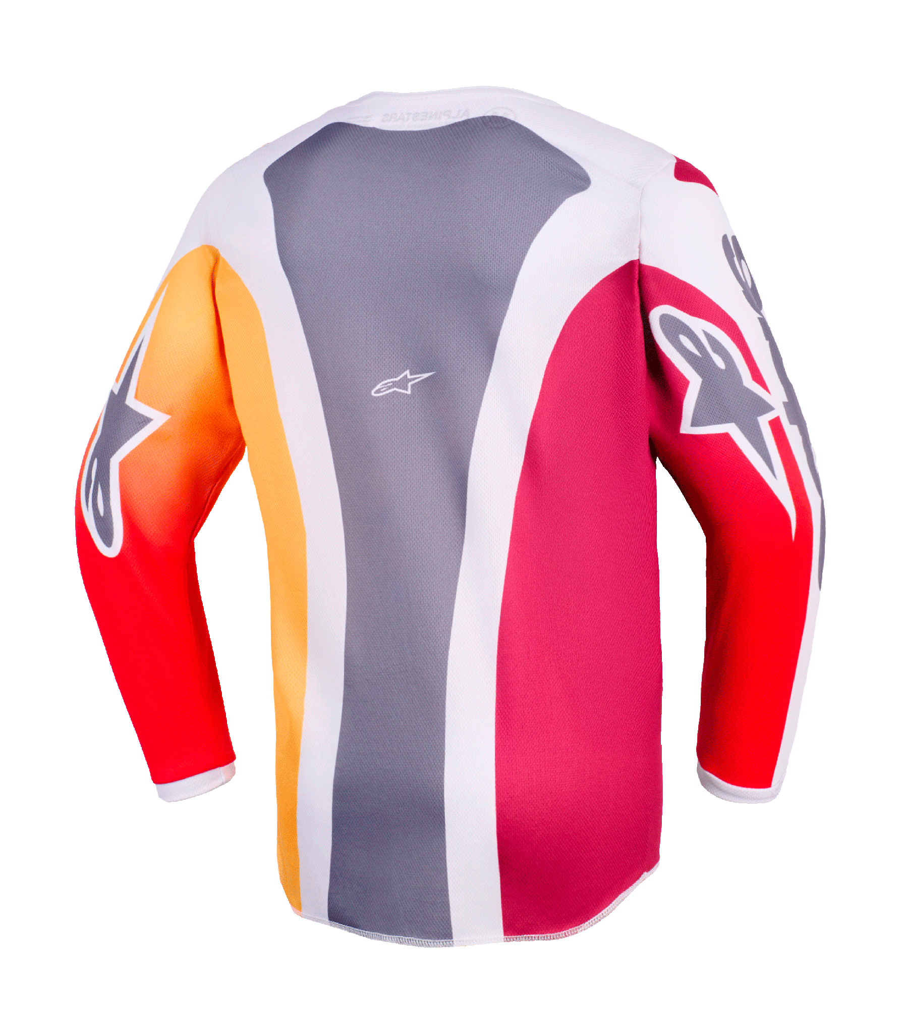 Alpinestars Youth Motocross Jersey 2026 Fluid Portl - Red / Light Grey / Dark Grey