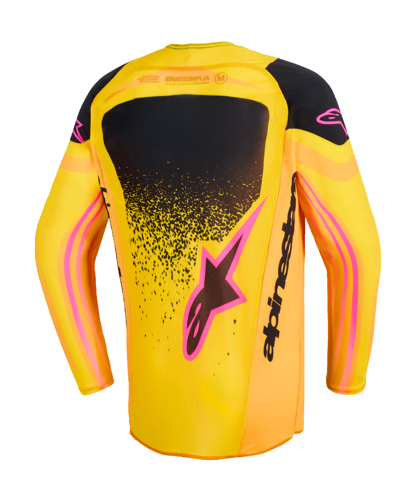Alpinestars Youth Motocross Jersey 2026 Supertech Nomur - Orange / Yellow / Pink