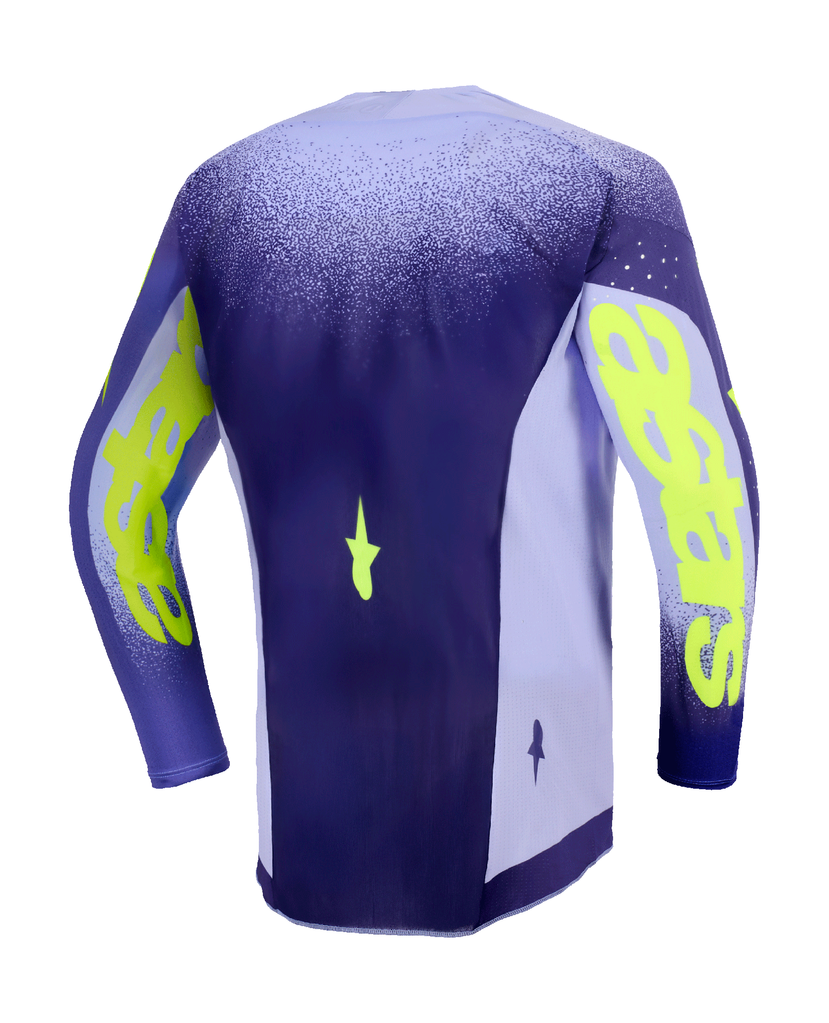 Alpinestars Youth Motocross Jersey 2026 Supertech Scenz - Purple / Fluo Yellow
