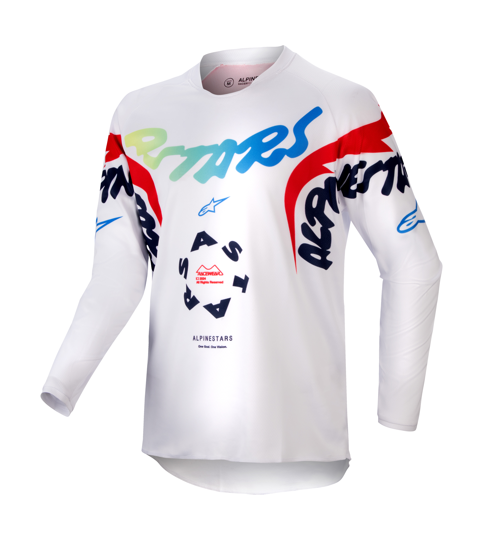 Alpinestars Youth Motocross Jersey Racer Hana - White / Multi