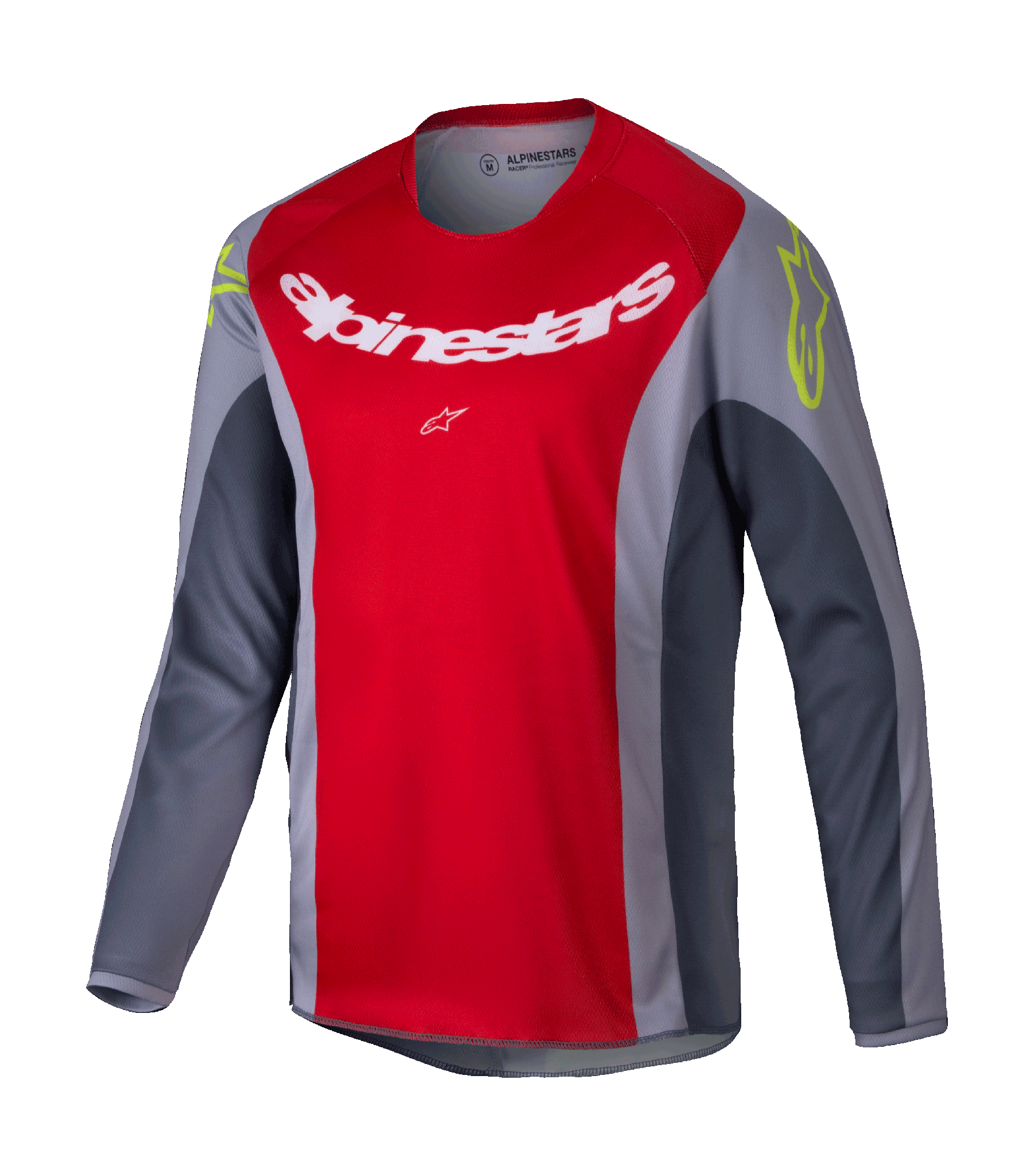 Alpinestars Youth Motocross Jersey Racer Melt - Red / Grey