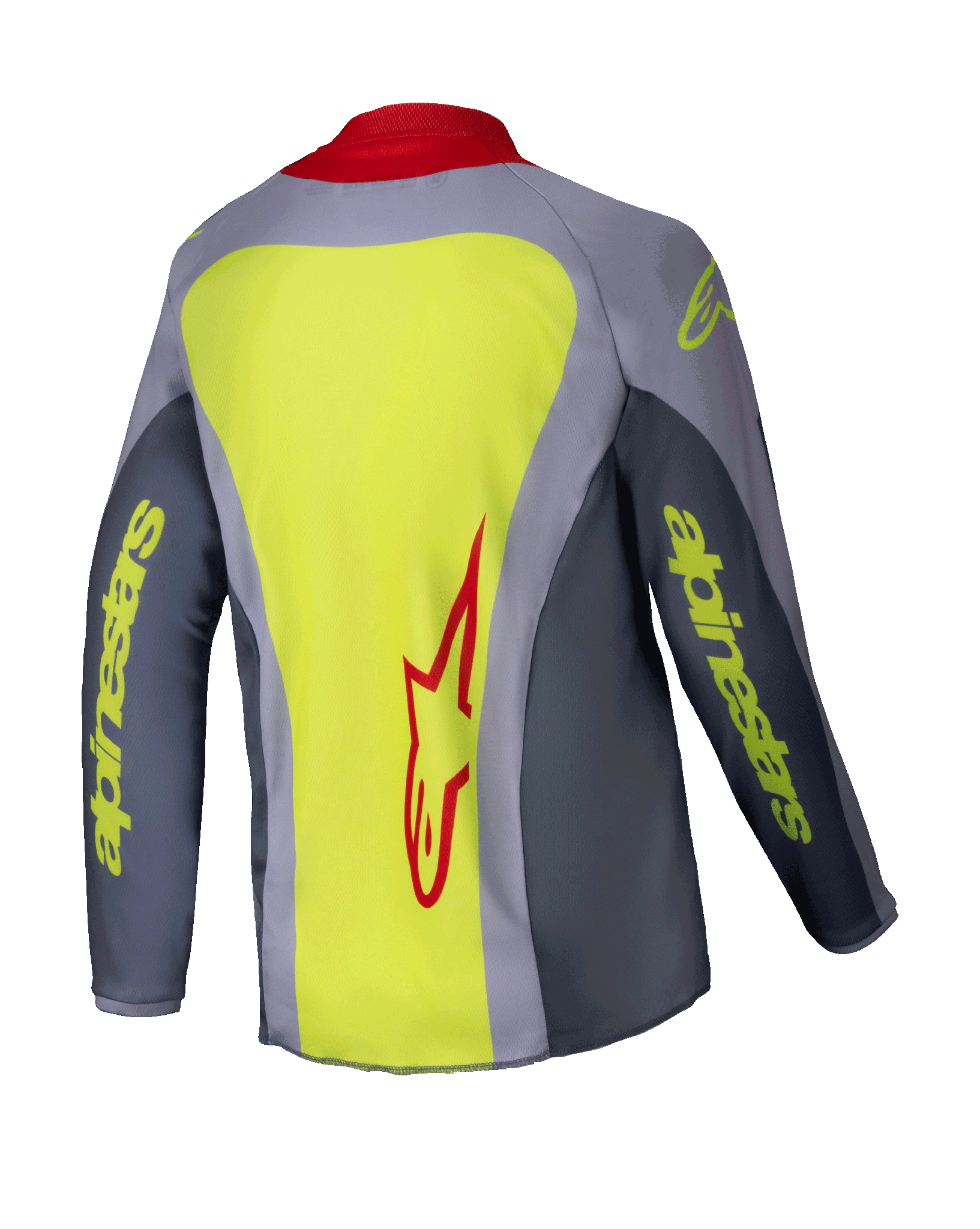 Alpinestars Youth Motocross Jersey Racer Melt - Red / Grey