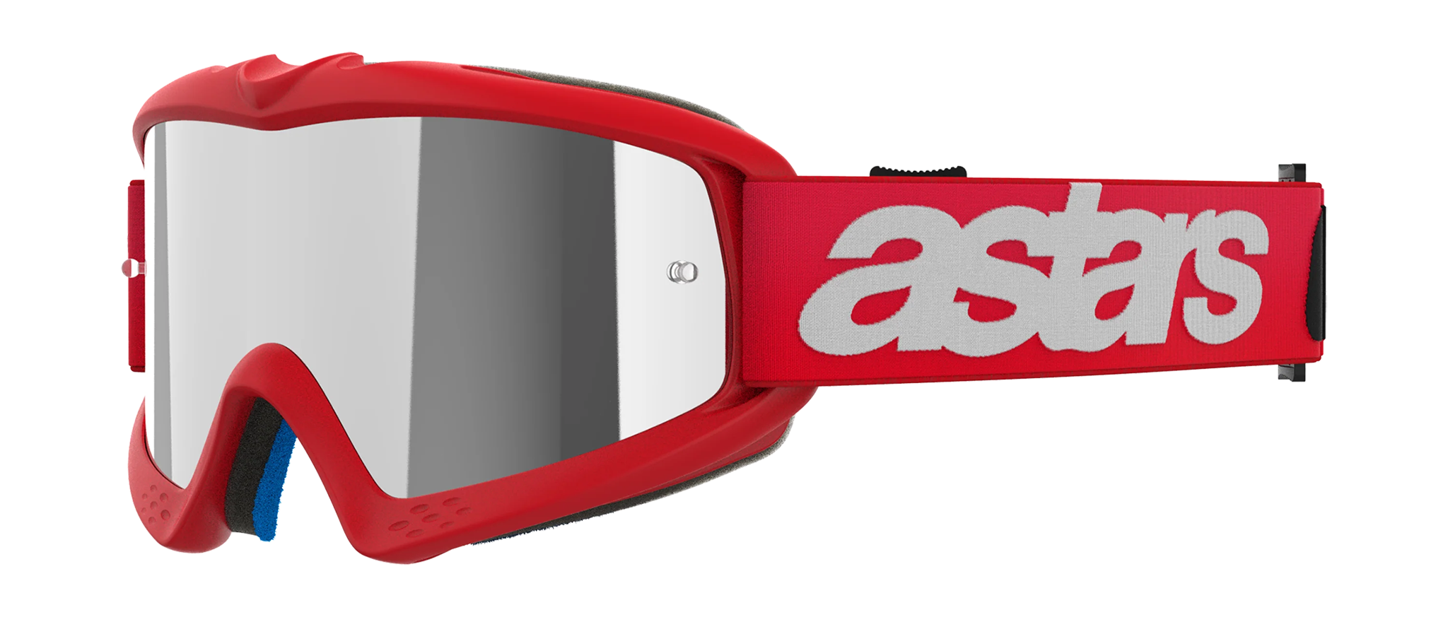 Alpinestars Youth Motocross Goggle Vision Blaze - Red - Mirror Silver