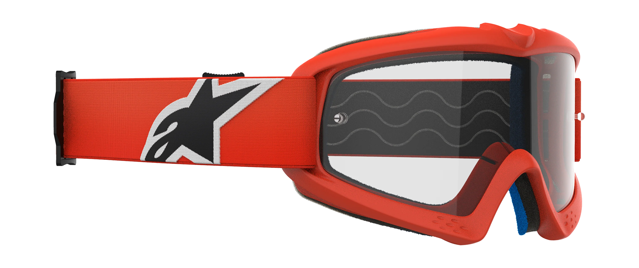 Alpinestars Youth Motocross Goggle Vision Corp - Orange - Clear
