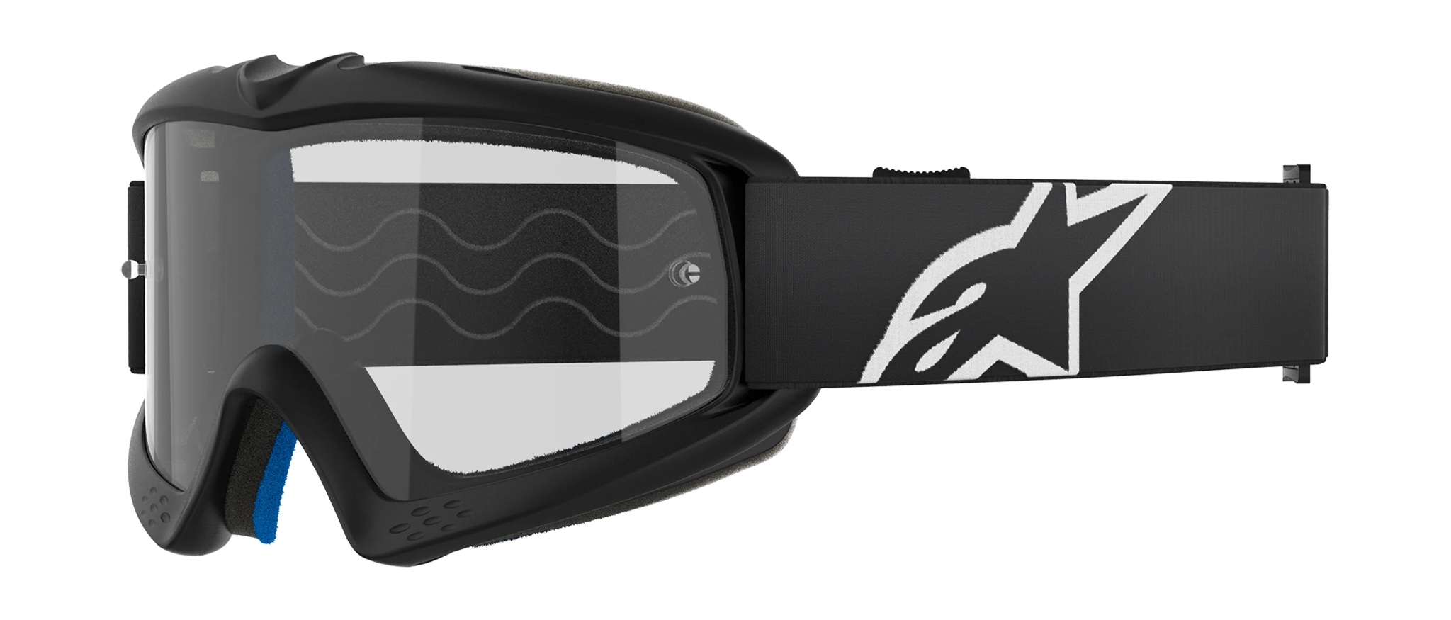 Alpinestars Youth Motocross Goggle Vision Corp - Black - Clear