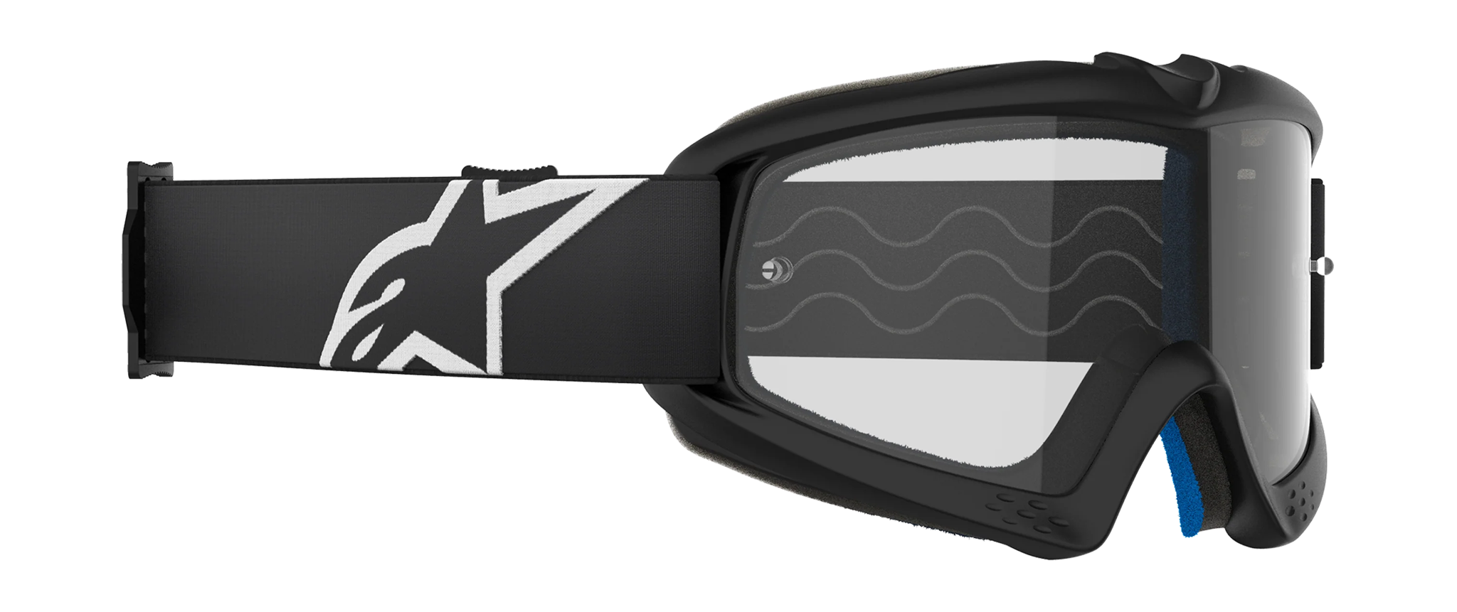 Alpinestars Youth Motocross Goggle Vision Corp - Black - Clear