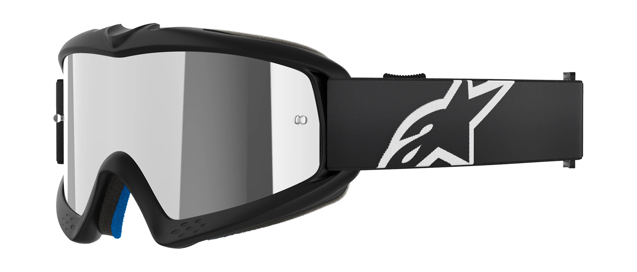 Alpinestars Youth Motocross Goggle Vision Corp - Black - Mirror Silver