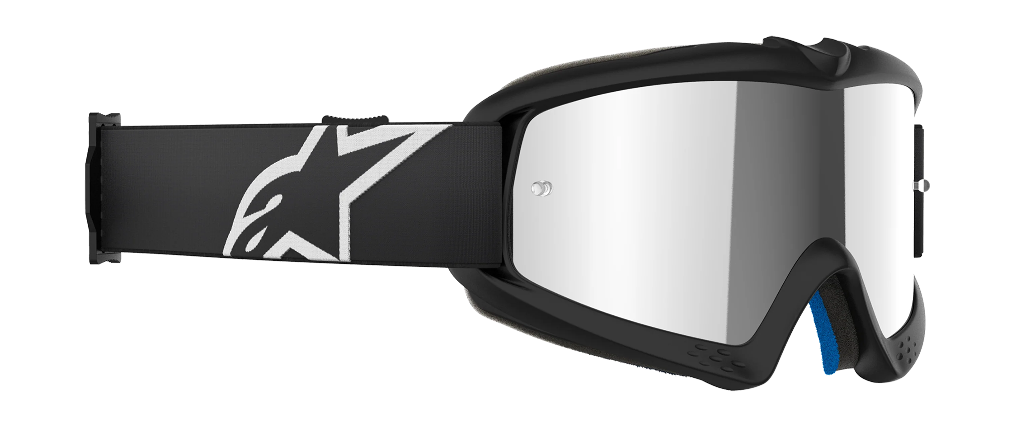 Alpinestars Youth Motocross Goggle Vision Corp - Black - Mirror Silver