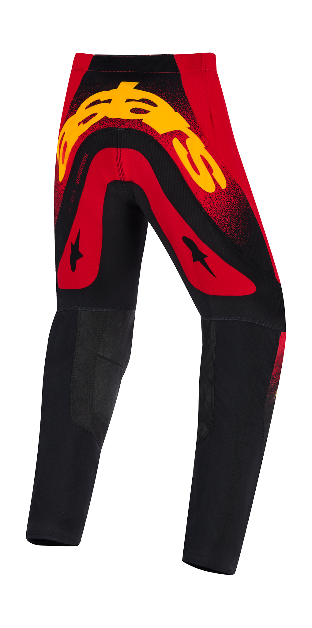 Alpinestars Youth Motocross Pants 2026 Supertech Scenz - Red / Black / Yellow