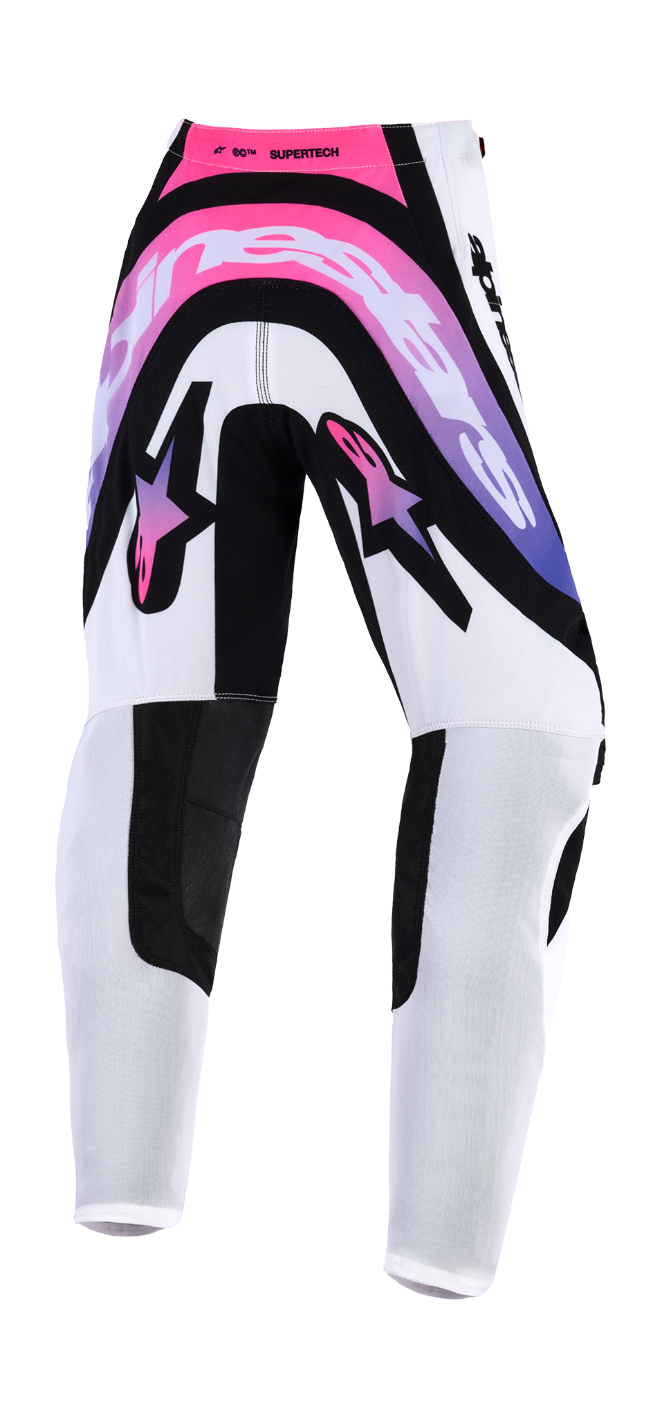 Alpinestars Youth Motocross Pants 2026 Supertech Vista - White / Purple / Black
